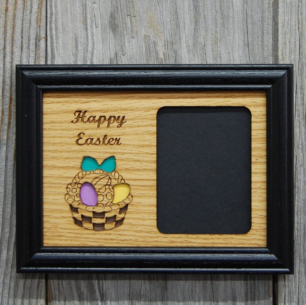 Happy Easter Picture Frame - 5x7 Frame Holds 3x4 Photo