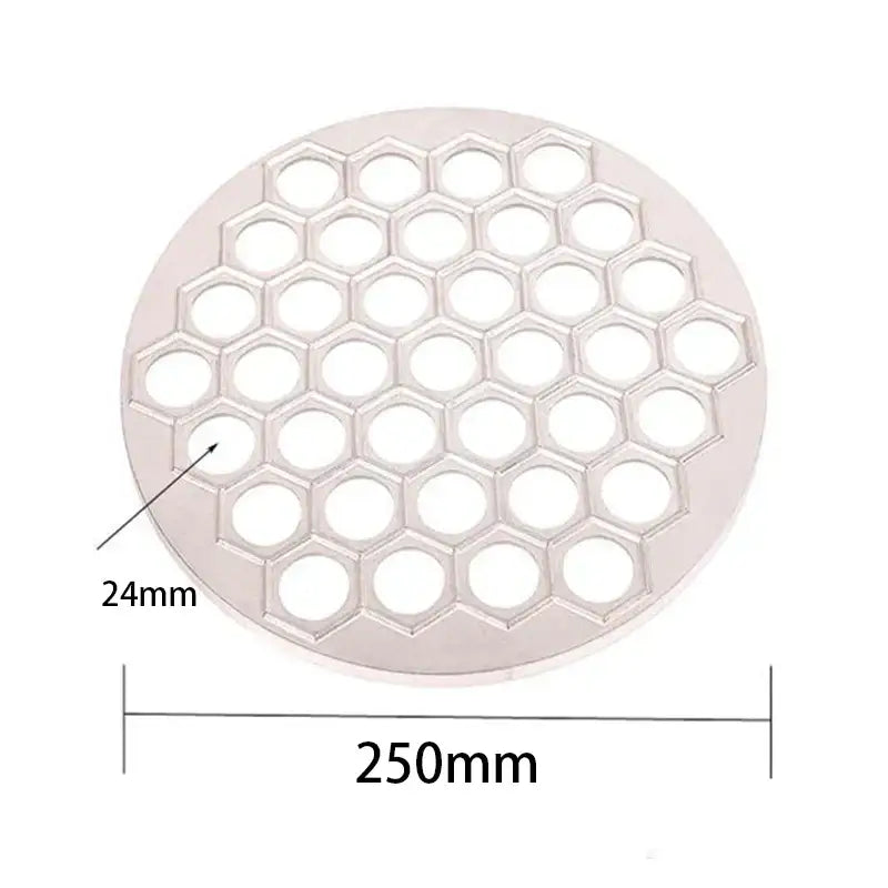 Hexagonal black non stick aluminum dumpling maker mold kitchen tool