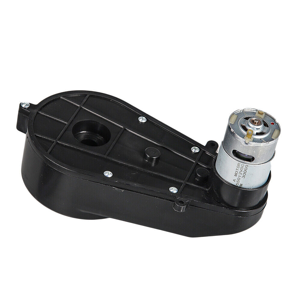 High-Speed 12V Electric Motor and Gear Box Combo for Kids' Power Wheels Ride On Toys