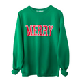 MERRY ♡ adult sweatshirt with merry print