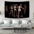 Horror movie character black & sepia tapestry bedroom wall decor
