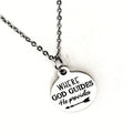 Faith Gift, Where God Guides He Provides Necklace, Christian Gift, Christian Jewelry, Faith Jewelry, Religious Gift, Religious Jewelry