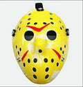 Jason Voorhees Friday the 13th Hockey Mask - Hard Plastic Slasher Mask for Adults & Kids (80s Horror Classic)