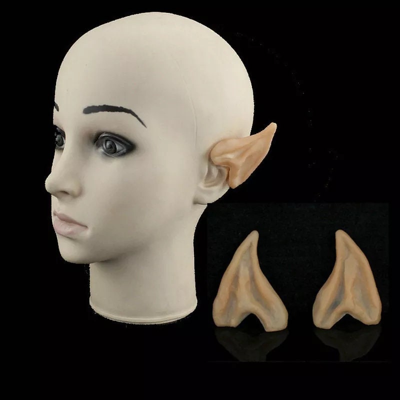 Latex Elf Ears for Cosplay - Flexible Pointed Elven Costume Accessory