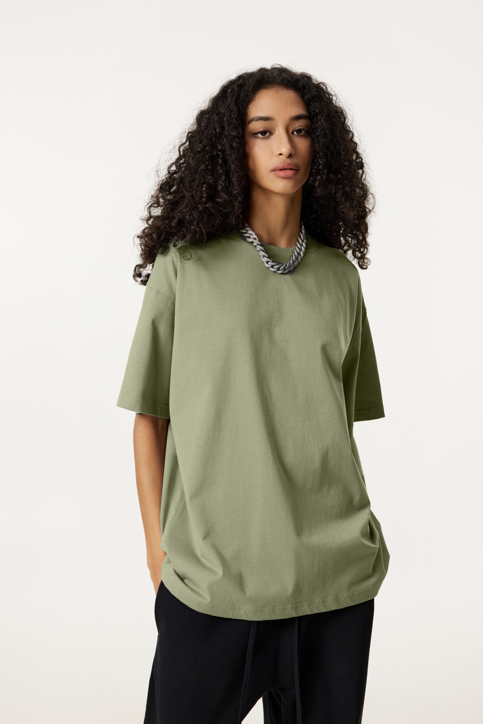 235GSM Women's 30-Color 4-Way Stretch Low-Shrink T-shirt