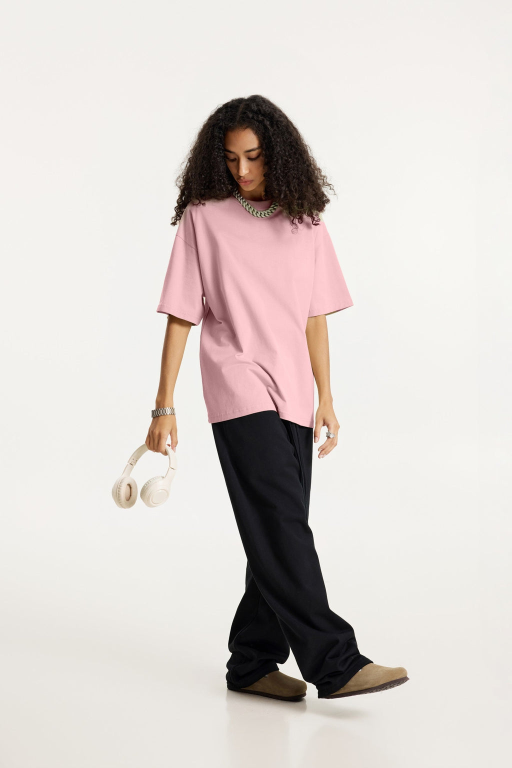 235GSM Women's 30-Color 4-Way Stretch Low-Shrink T-shirt