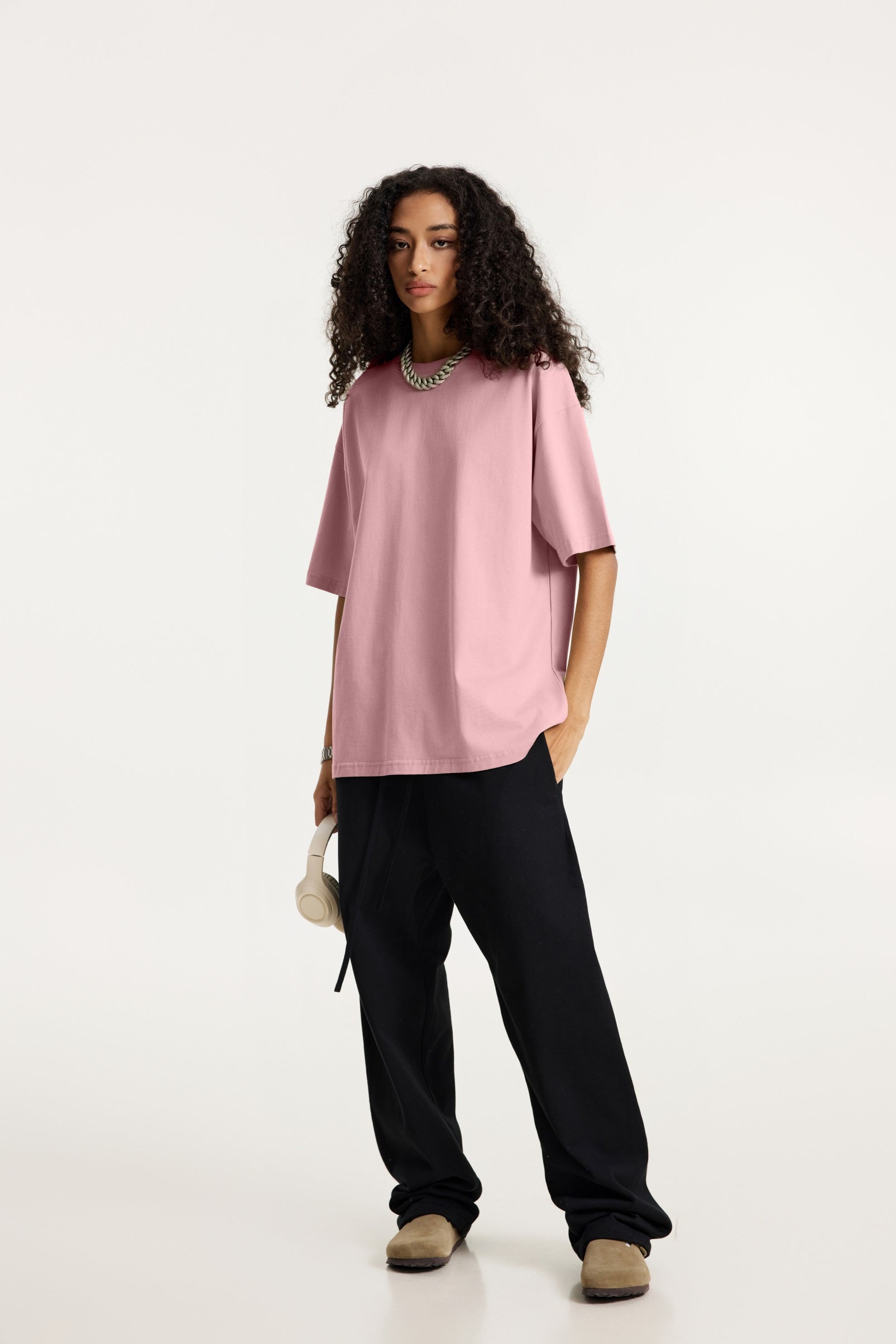 235GSM Women's 30-Color 4-Way Stretch Low-Shrink T-shirt
