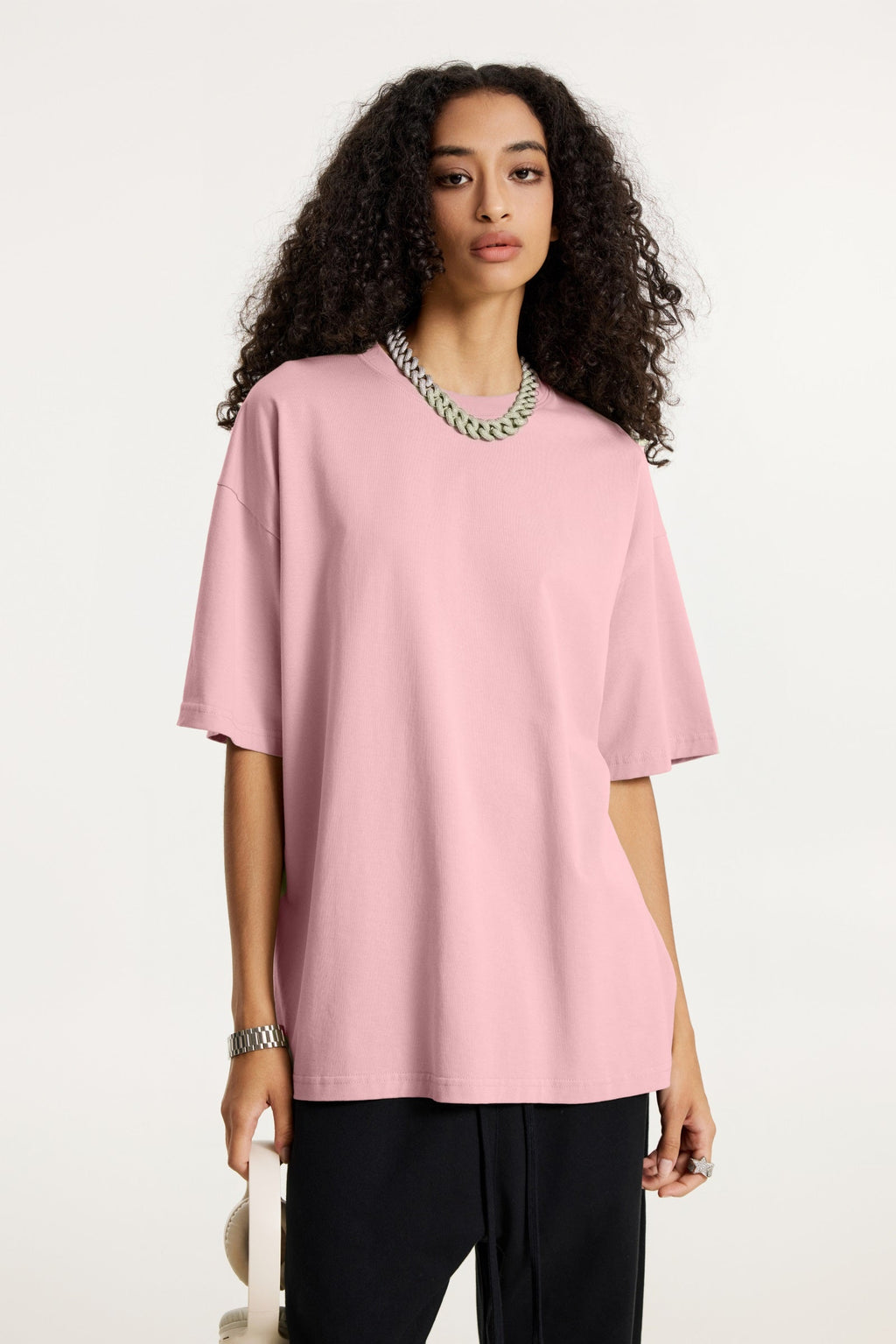 235GSM Women's 30-Color 4-Way Stretch Low-Shrink T-shirt