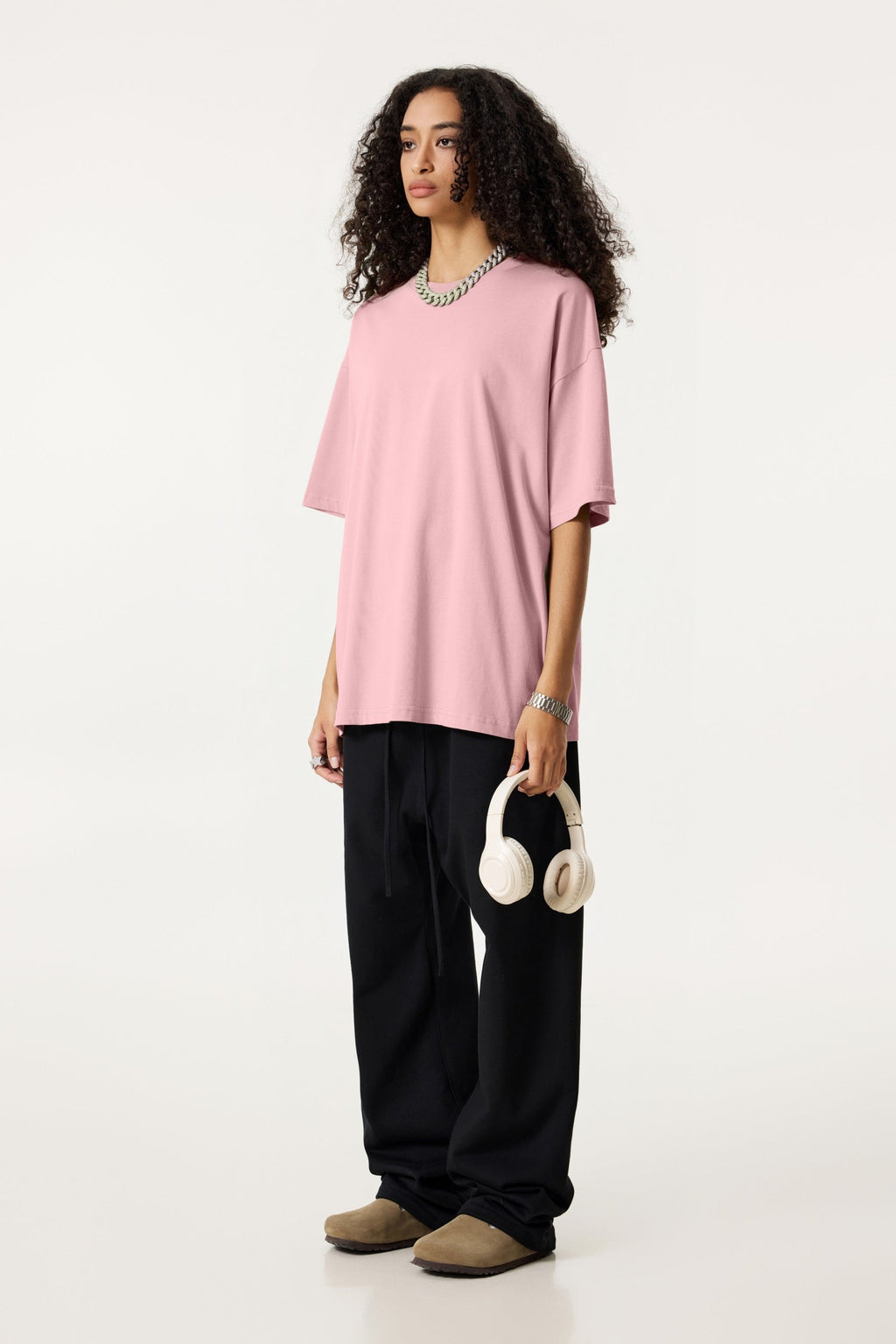 235GSM Women's 30-Color 4-Way Stretch Low-Shrink T-shirt