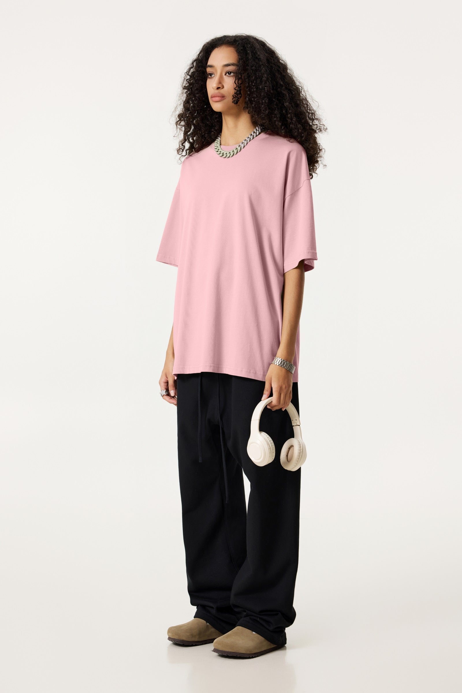 235GSM Women's 30-Color 4-Way Stretch Low-Shrink T-shirt