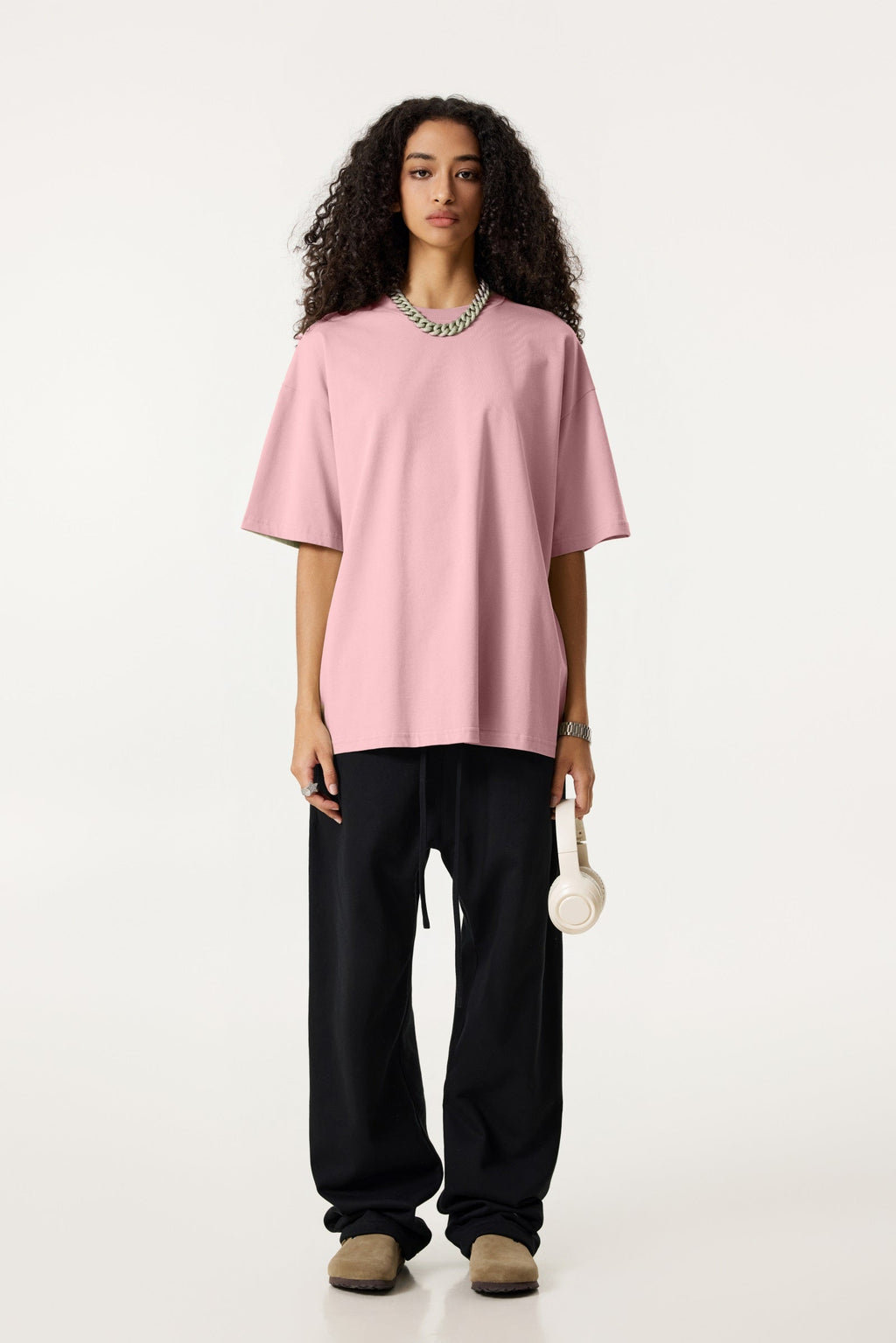 235GSM Women's 30-Color 4-Way Stretch Low-Shrink T-shirt