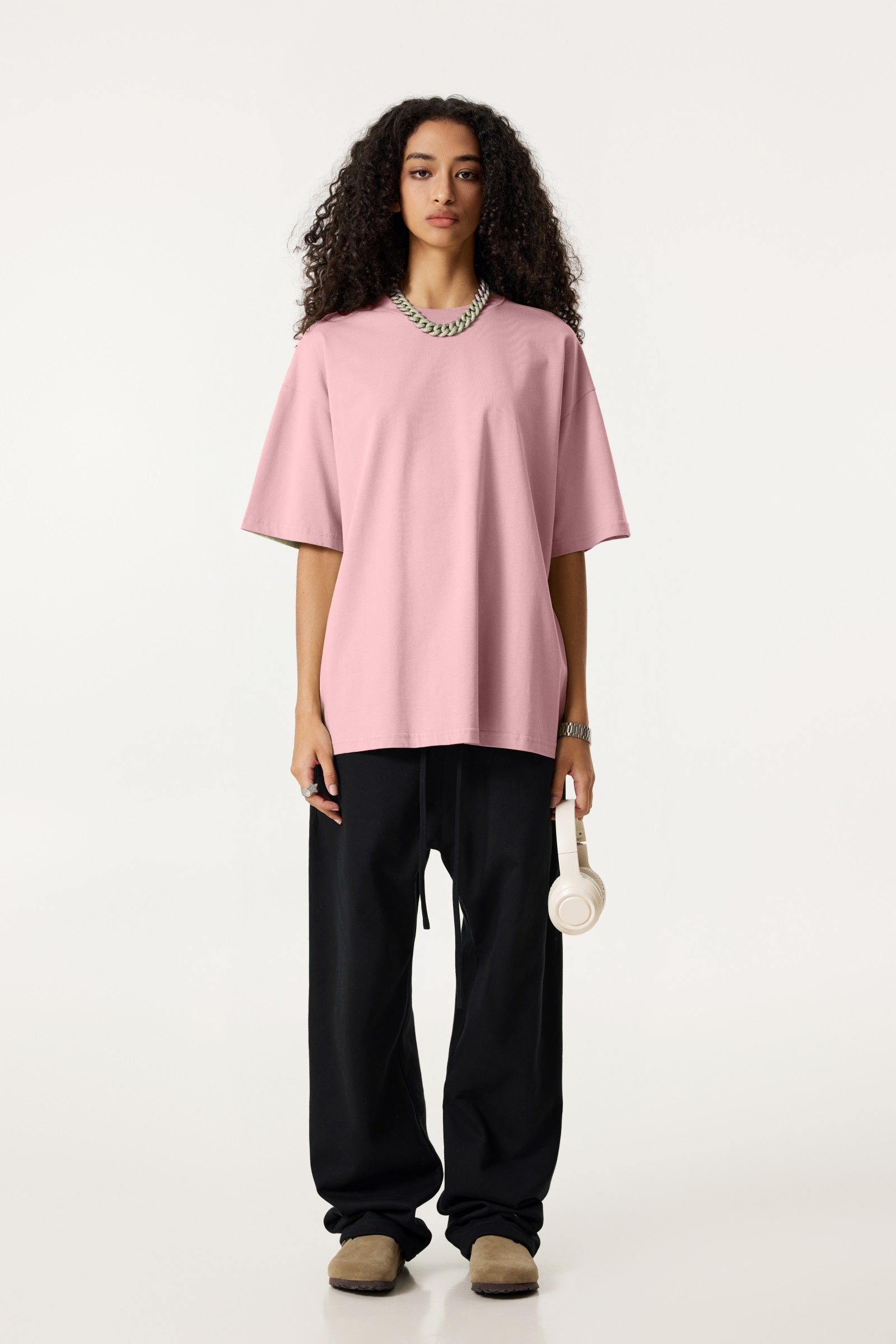 235GSM Women's 30-Color 4-Way Stretch Low-Shrink T-shirt