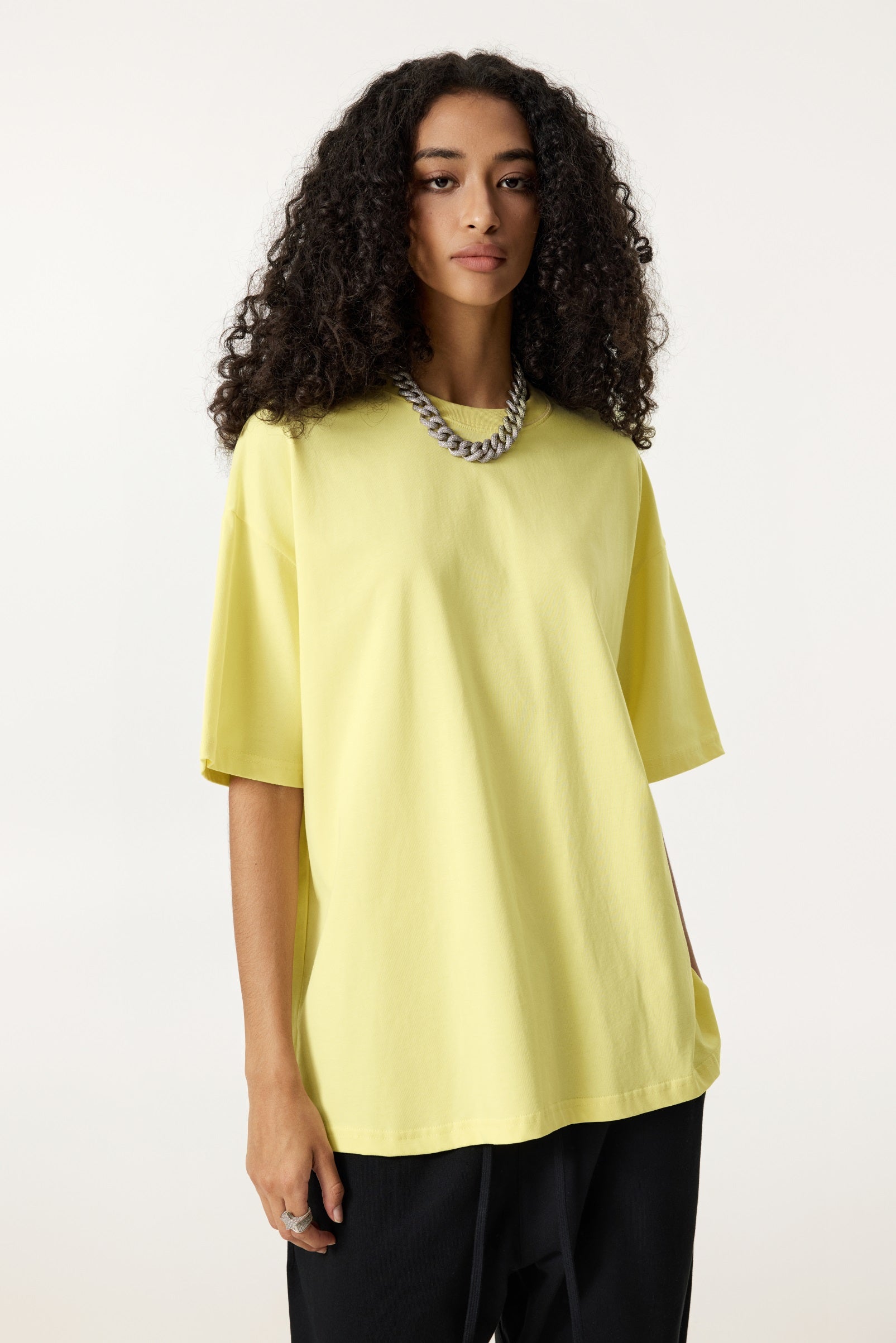 235GSM Women's 30-Color 4-Way Stretch Low-Shrink T-shirt