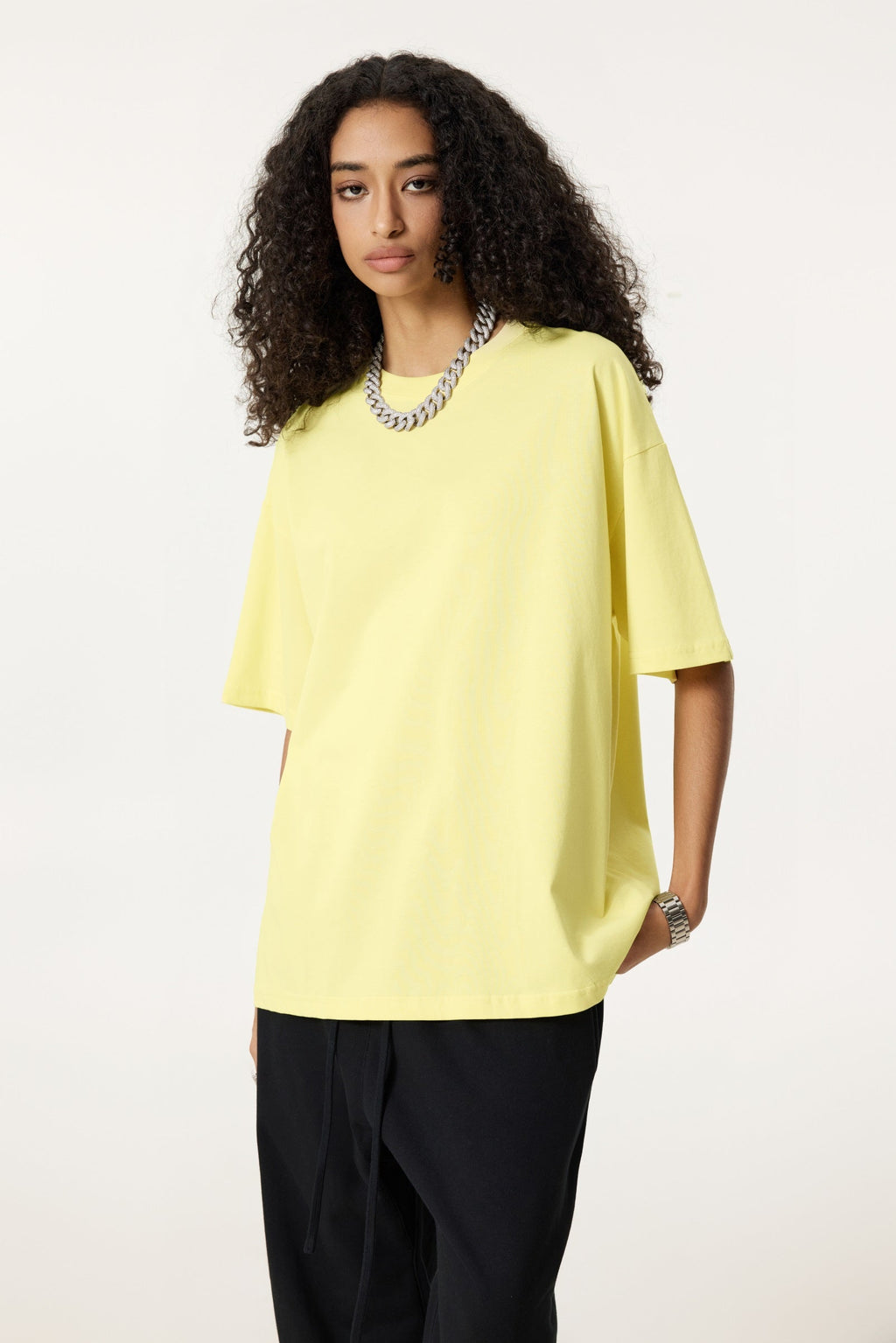235GSM Women's 30-Color 4-Way Stretch Low-Shrink T-shirt