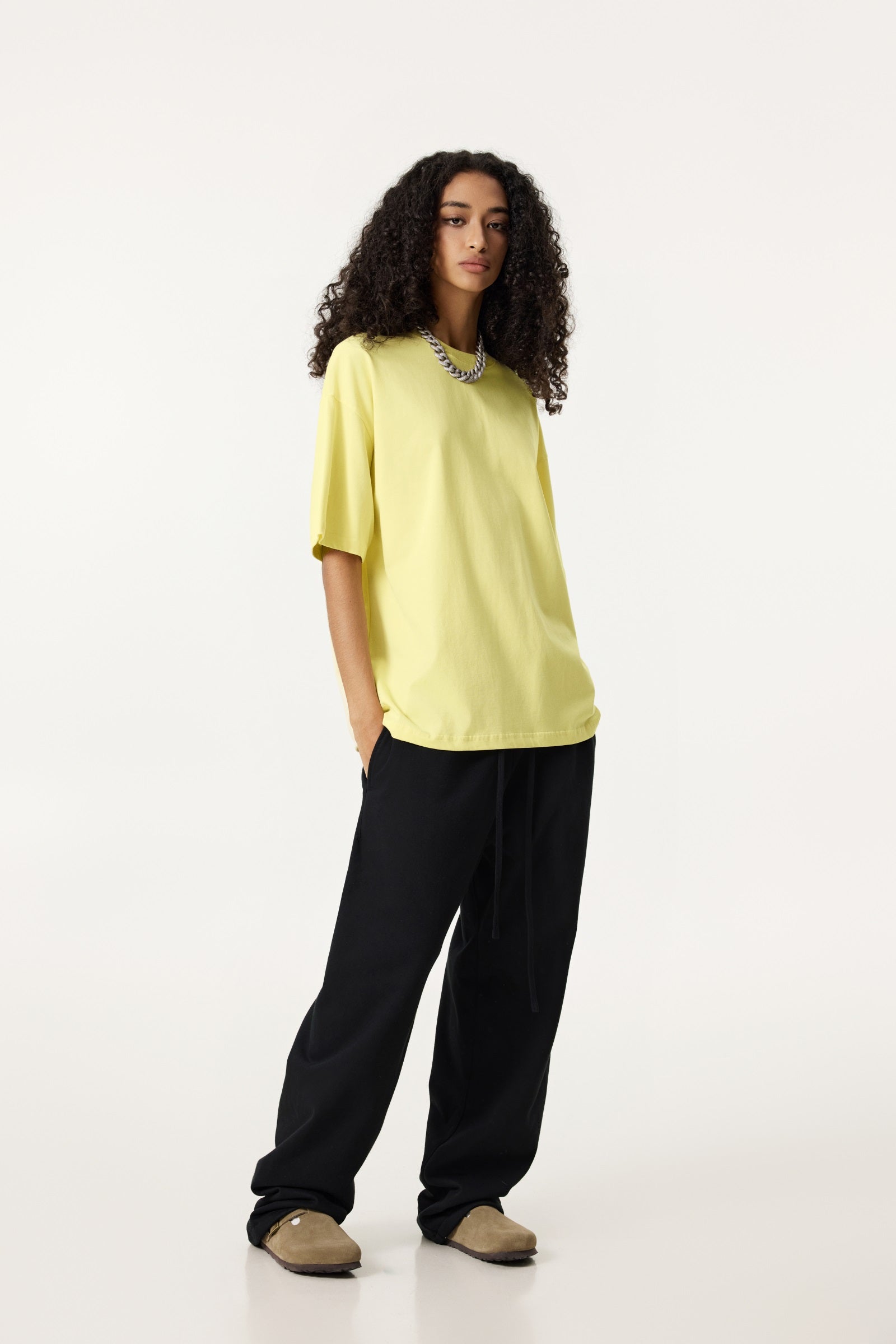 235GSM Women's 30-Color 4-Way Stretch Low-Shrink T-shirt