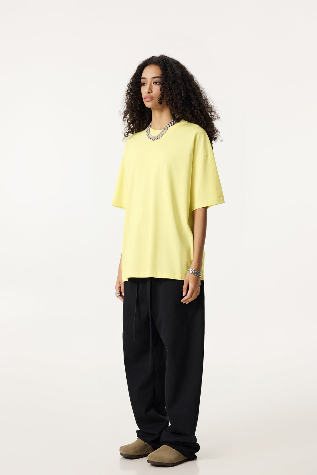 235GSM Women's 30-Color 4-Way Stretch Low-Shrink T-shirt