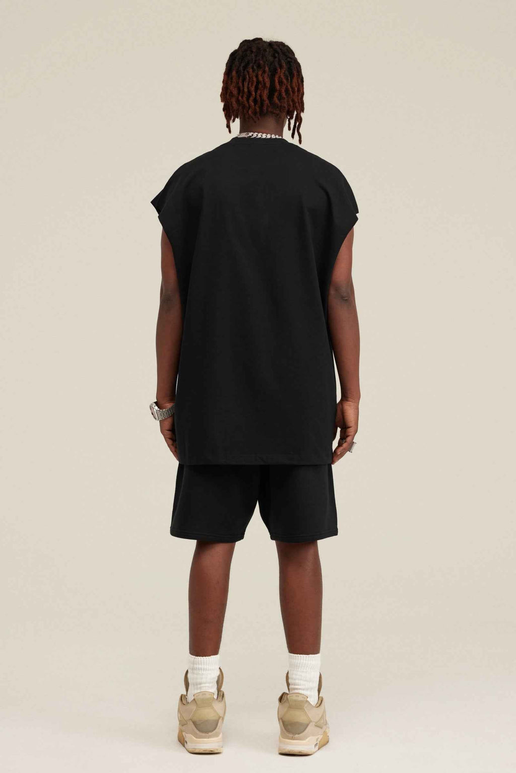 305GSM Unisex Earth-Tone Muscle Tee