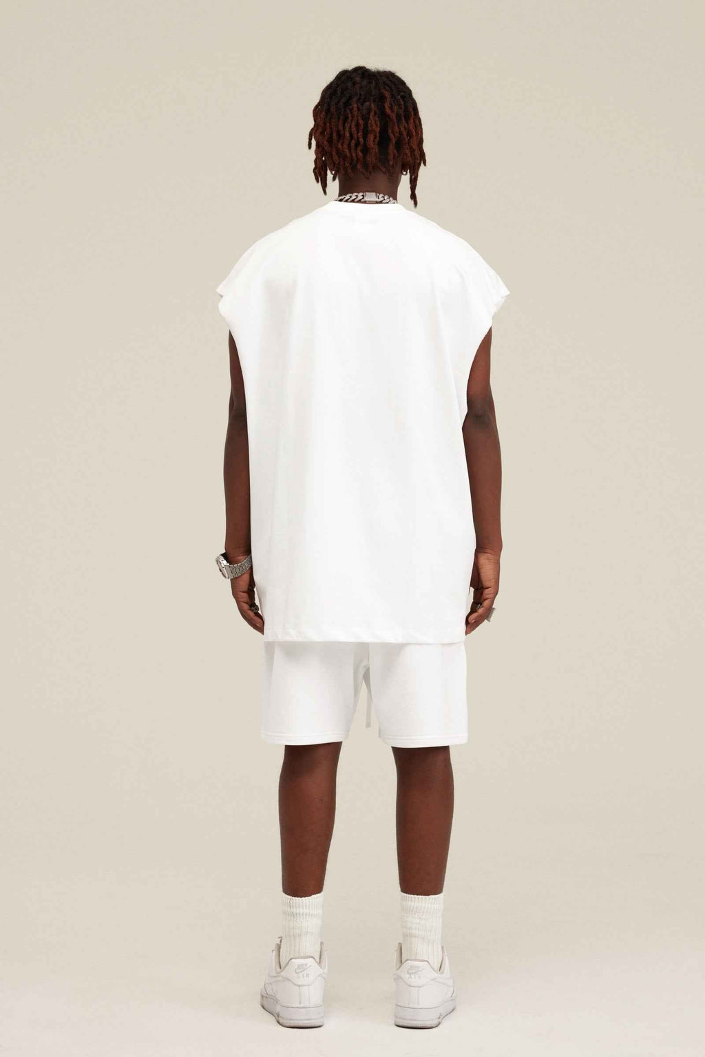305GSM Unisex Earth-Tone Muscle Tee