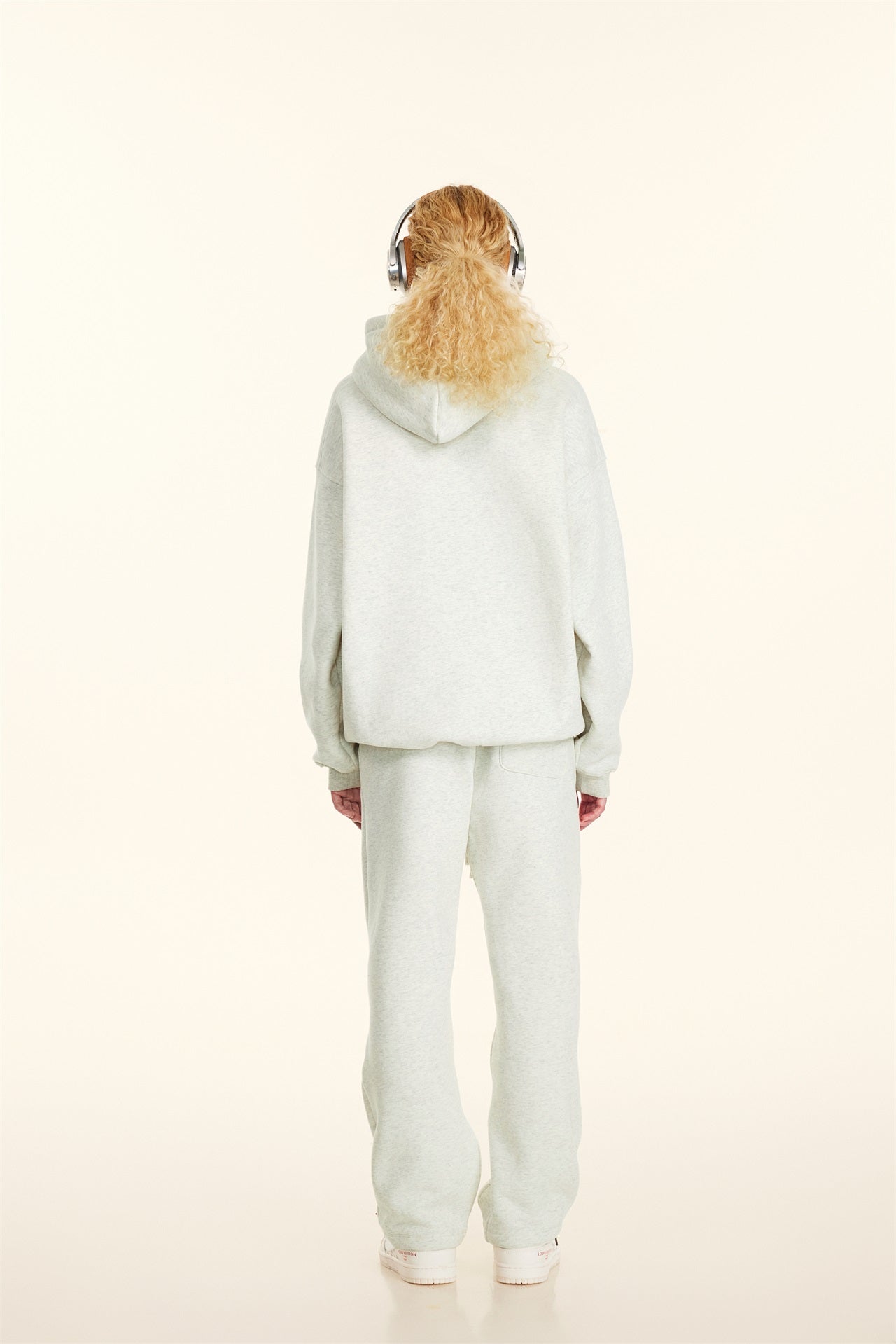 345GSM Women's Heavyweight Solid-Color Sweatshirt