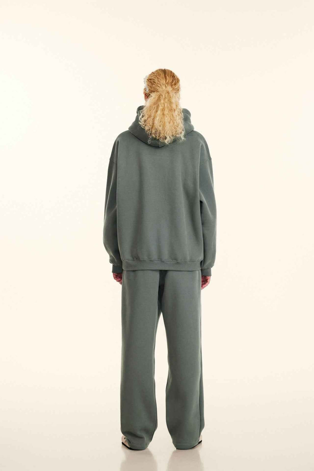 345GSM Women's Heavyweight Solid-Color Sweatshirt
