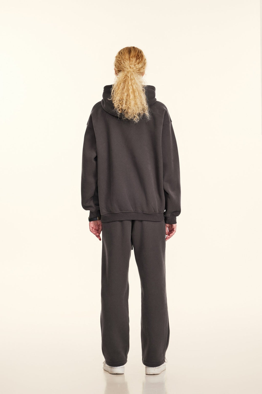 345GSM Women's Heavyweight Solid-Color Sweatshirt