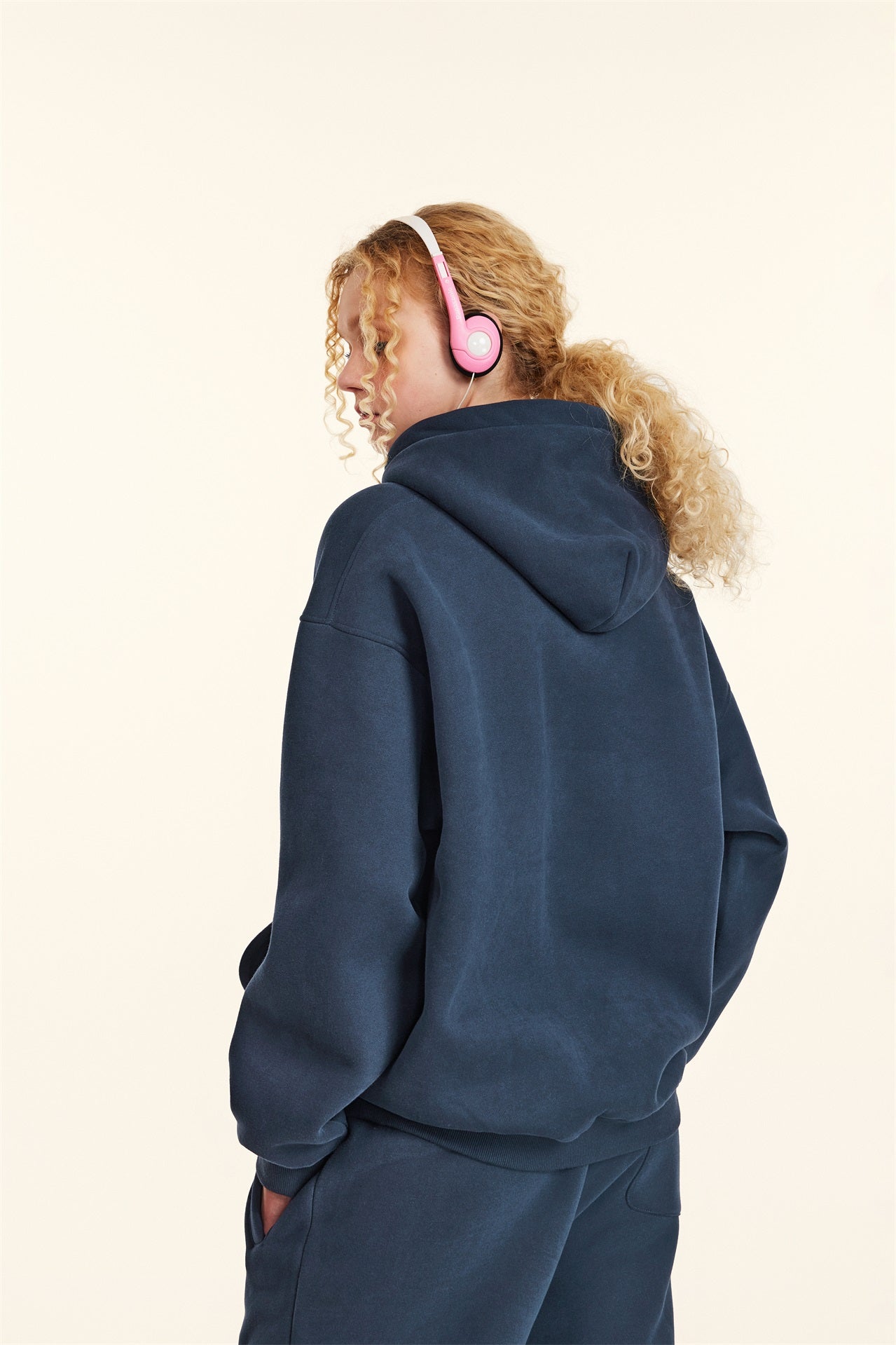 345GSM Women's Heavyweight Solid-Color Sweatshirt