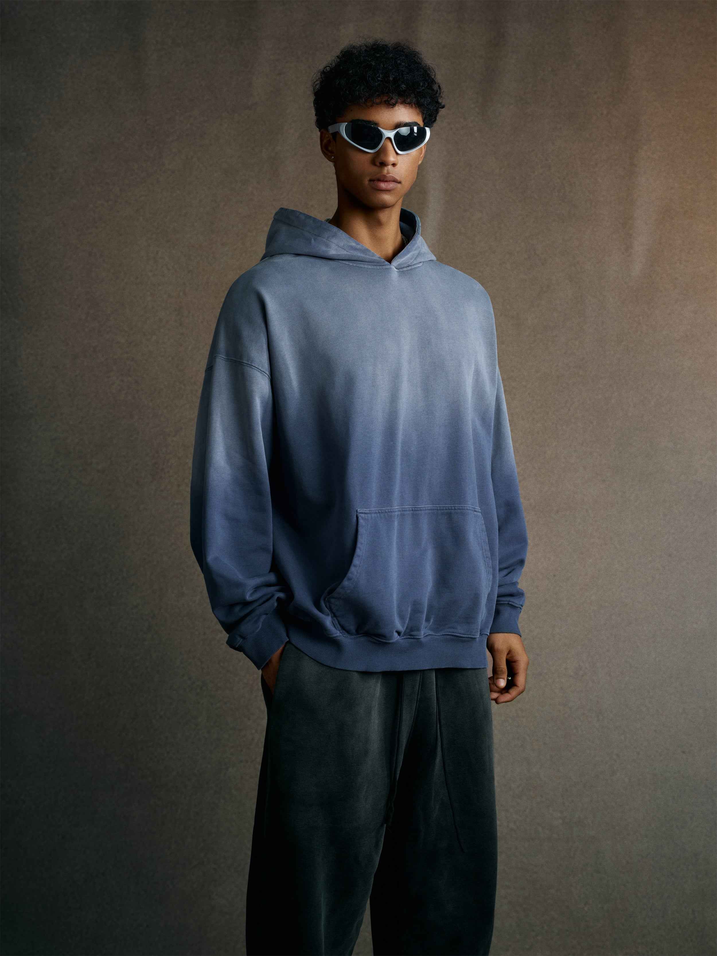 480GSM Unisex Monkey Wash French Terry Hoodie | MUNSIEUR