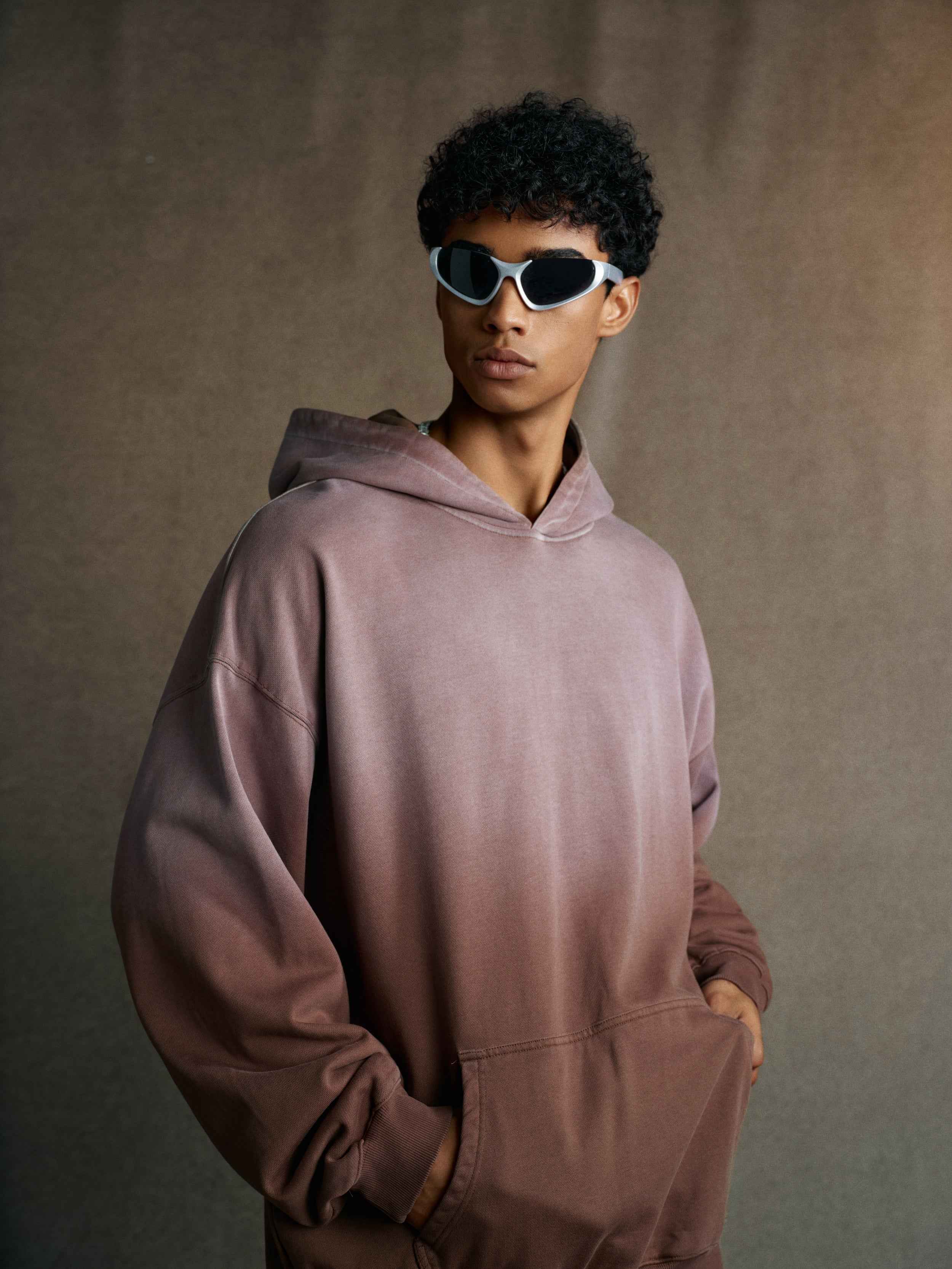 480GSM Unisex Monkey Wash French Terry Hoodie | MUNSIEUR