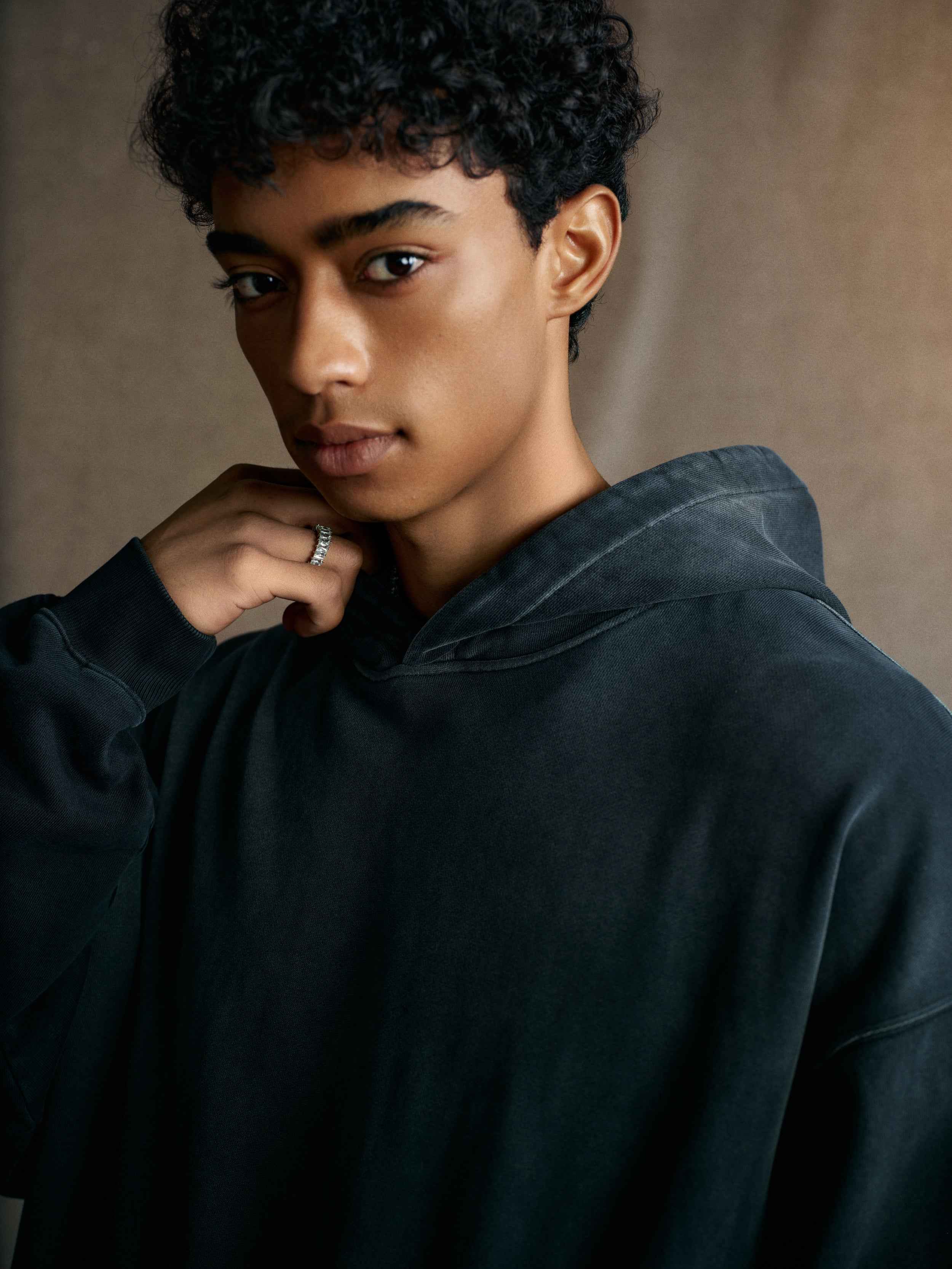 480GSM Unisex Monkey Wash French Terry Hoodie | MUNSIEUR