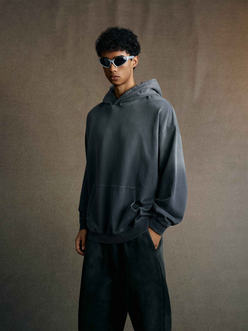 480GSM Unisex Monkey Wash French Terry Hoodie | MUNSIEUR