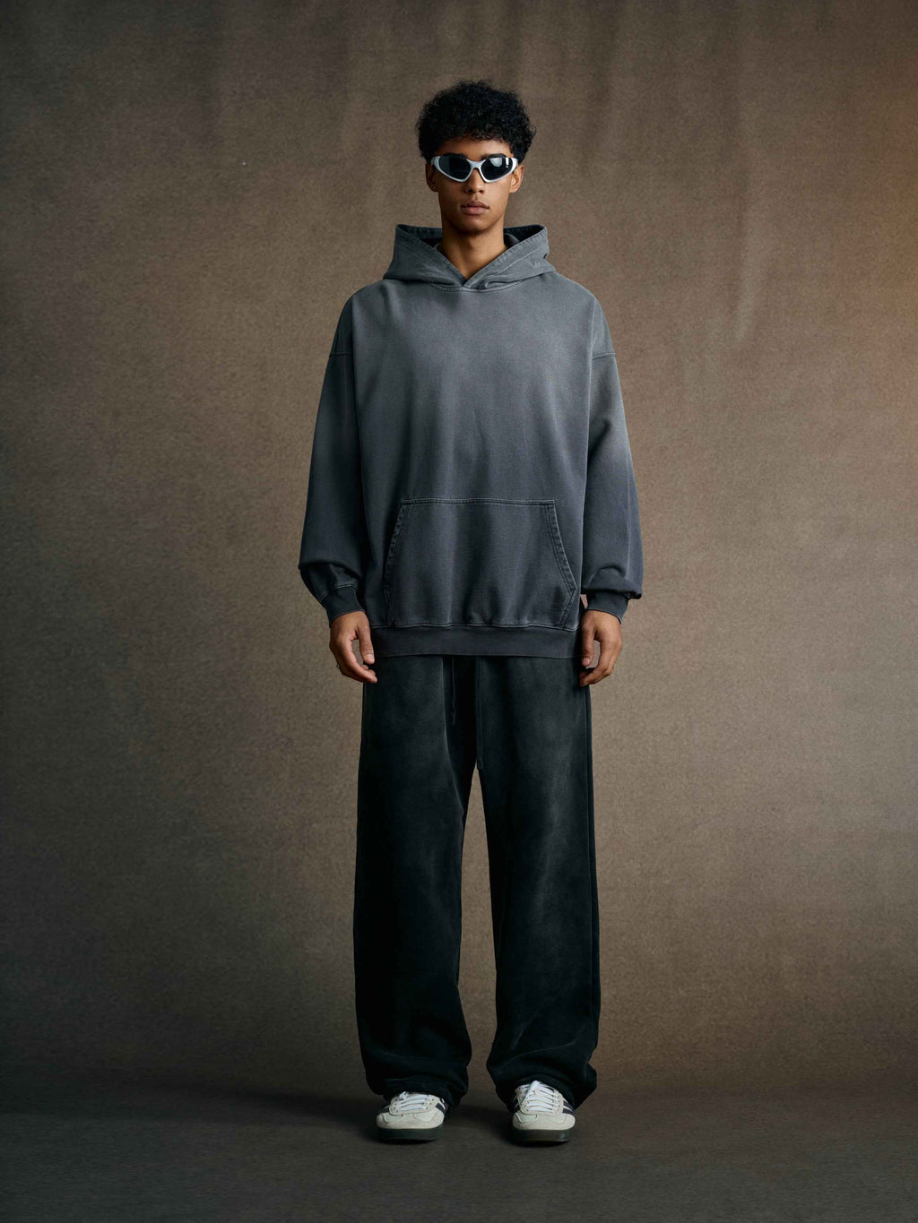 480GSM Unisex Monkey Wash French Terry Hoodie | MUNSIEUR