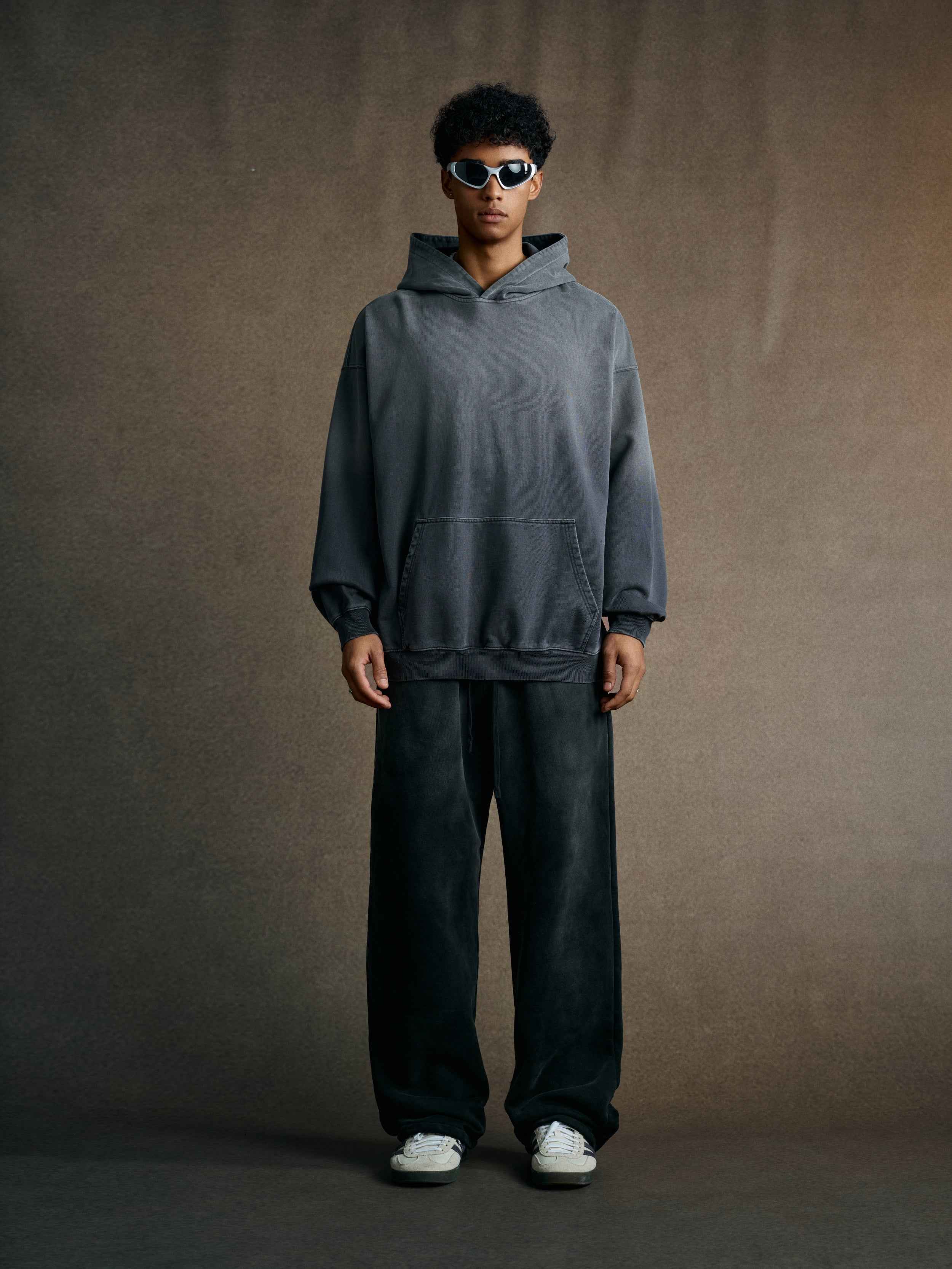 480GSM Unisex Monkey Wash French Terry Hoodie | MUNSIEUR