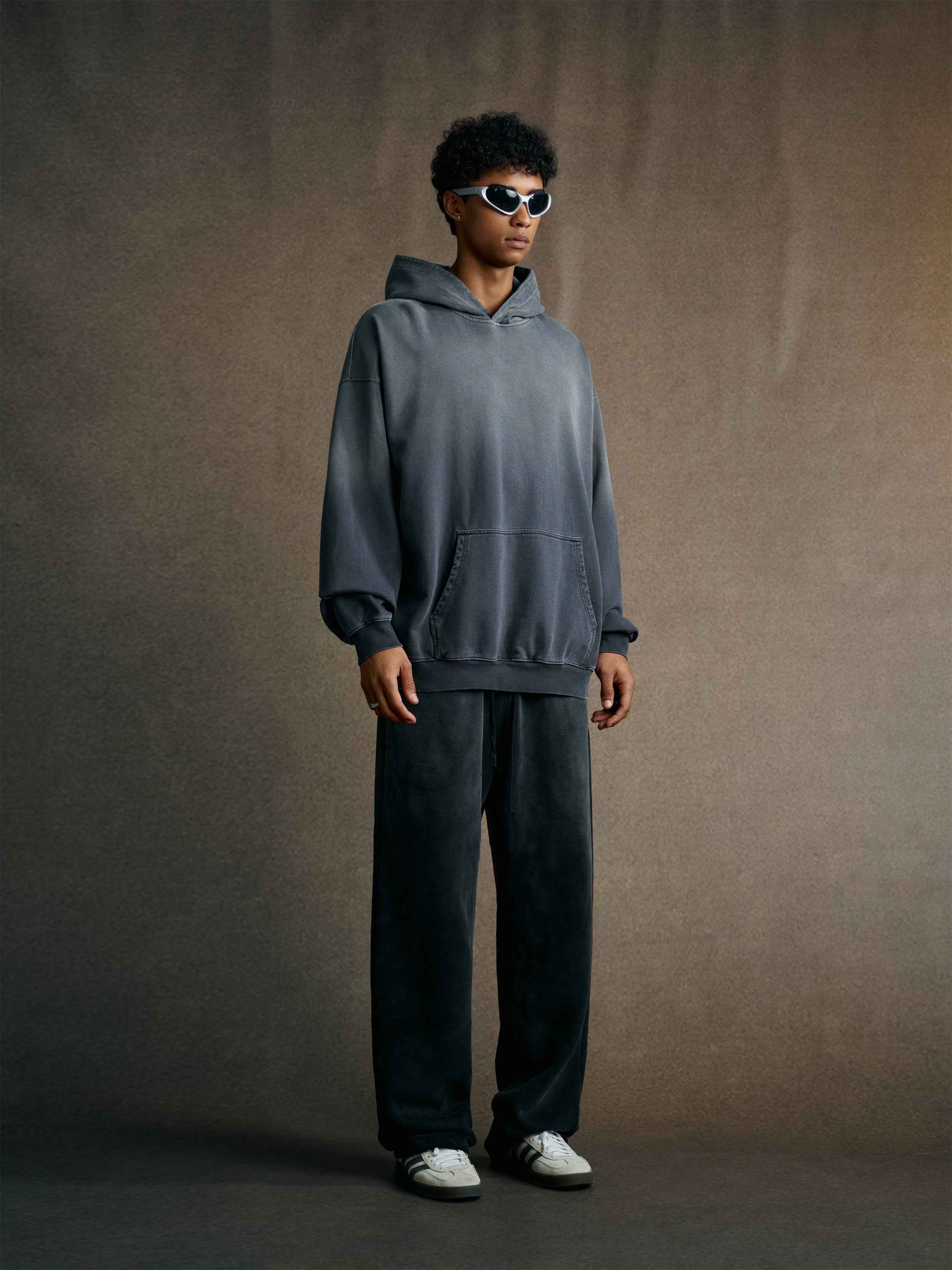 480GSM Unisex Monkey Wash French Terry Hoodie | MUNSIEUR