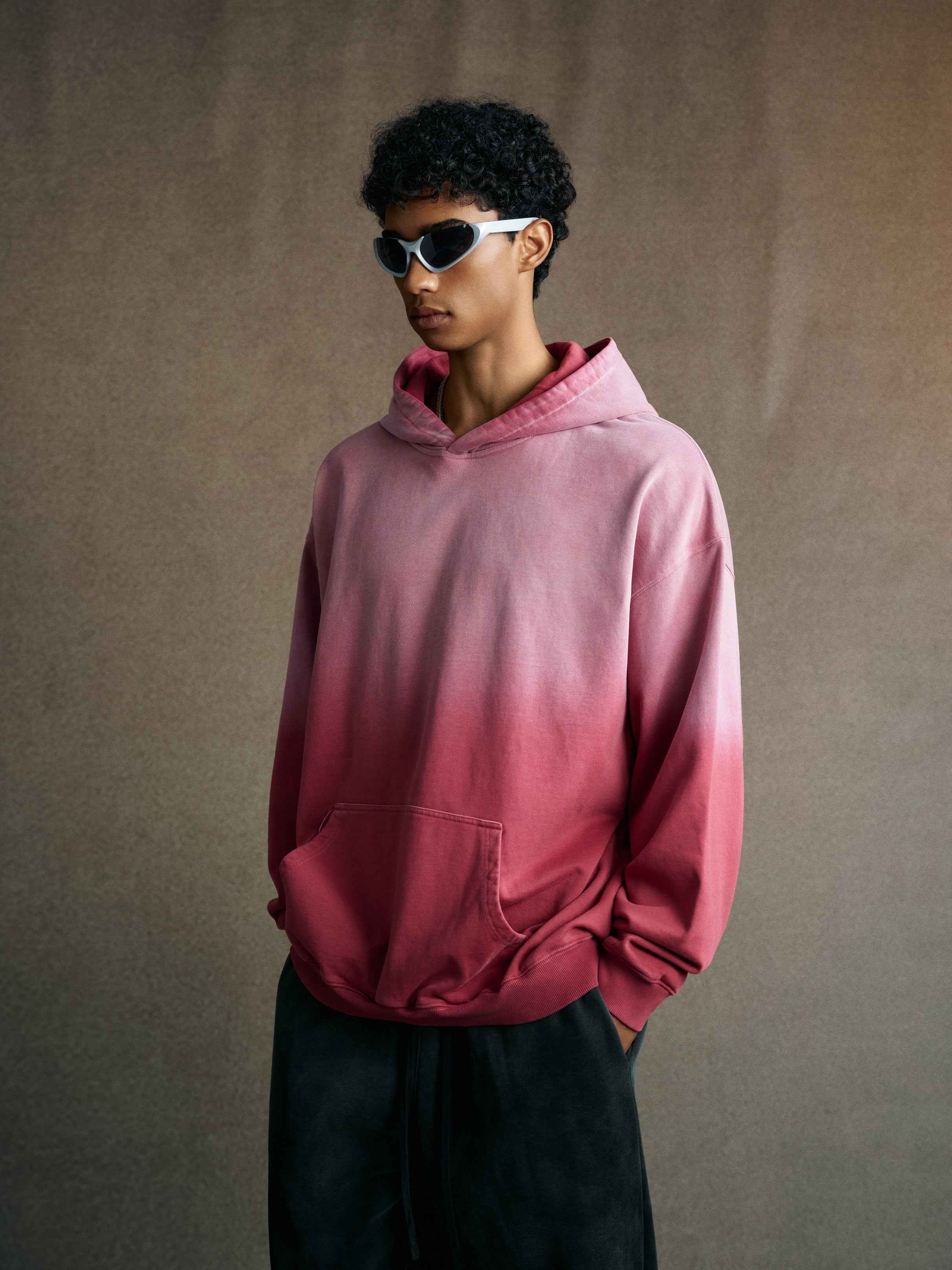 480GSM Unisex Monkey Wash French Terry Hoodie | MUNSIEUR