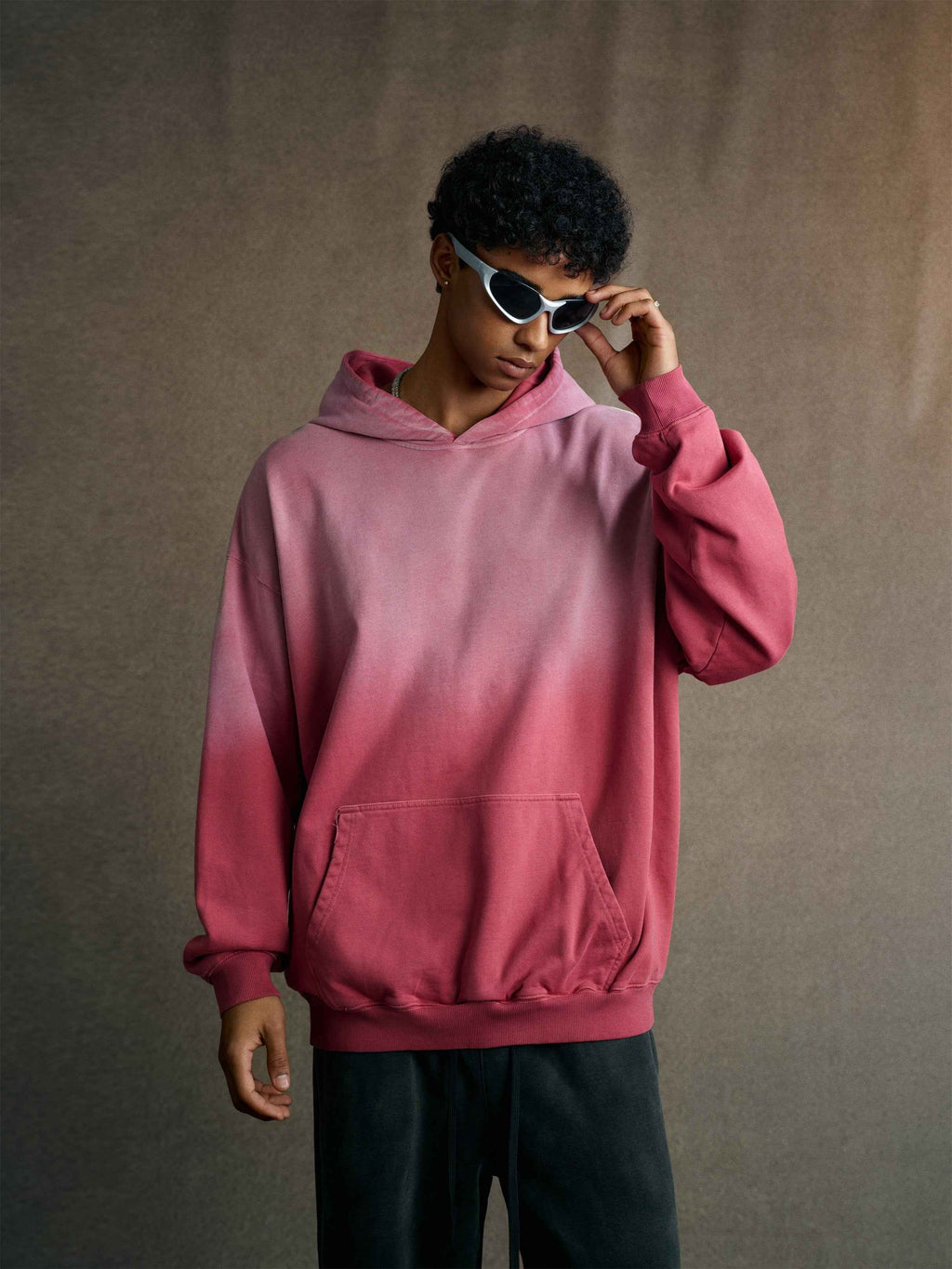 480GSM Unisex Monkey Wash French Terry Hoodie | MUNSIEUR