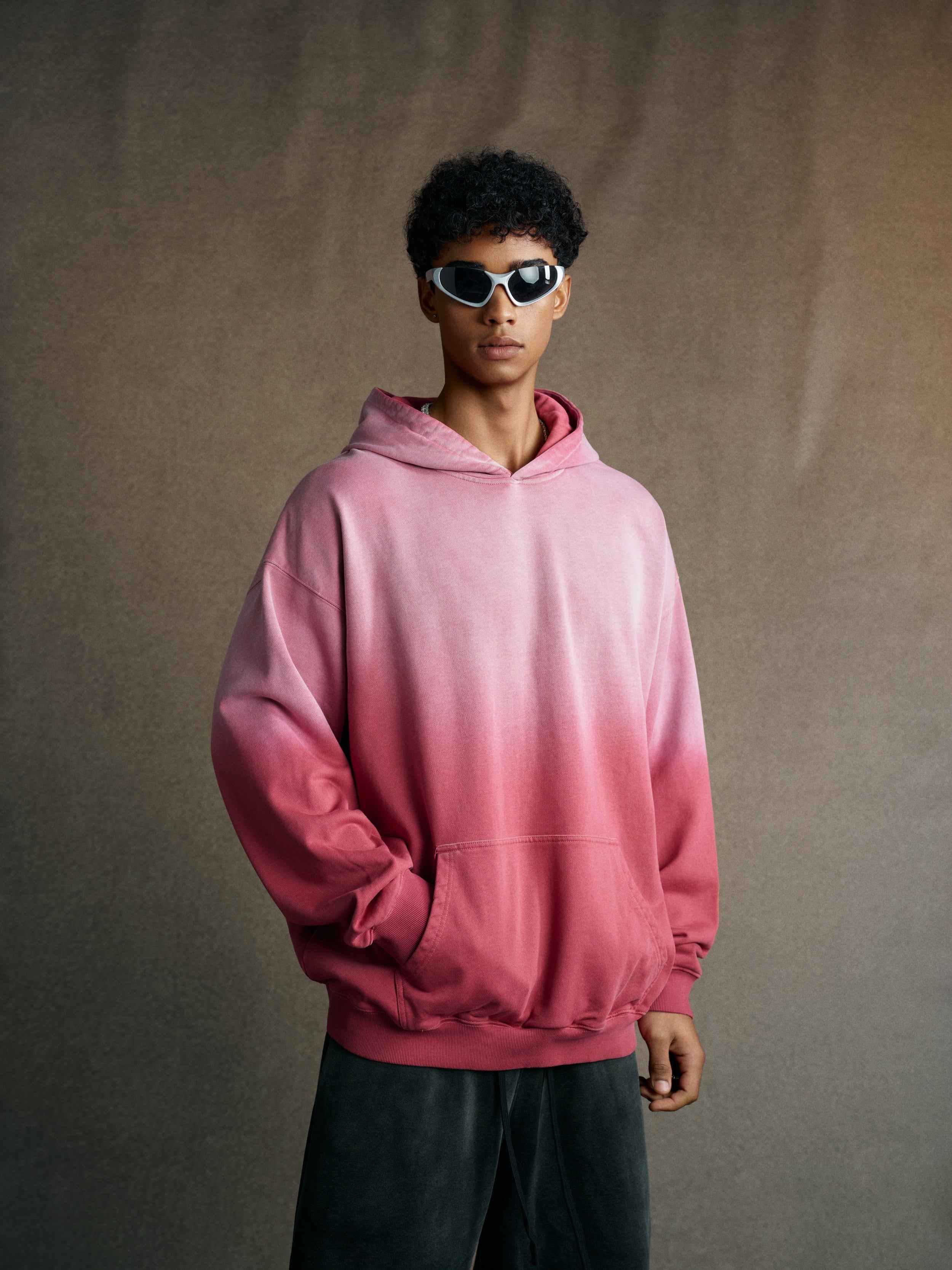 480GSM Unisex Monkey Wash French Terry Hoodie | MUNSIEUR
