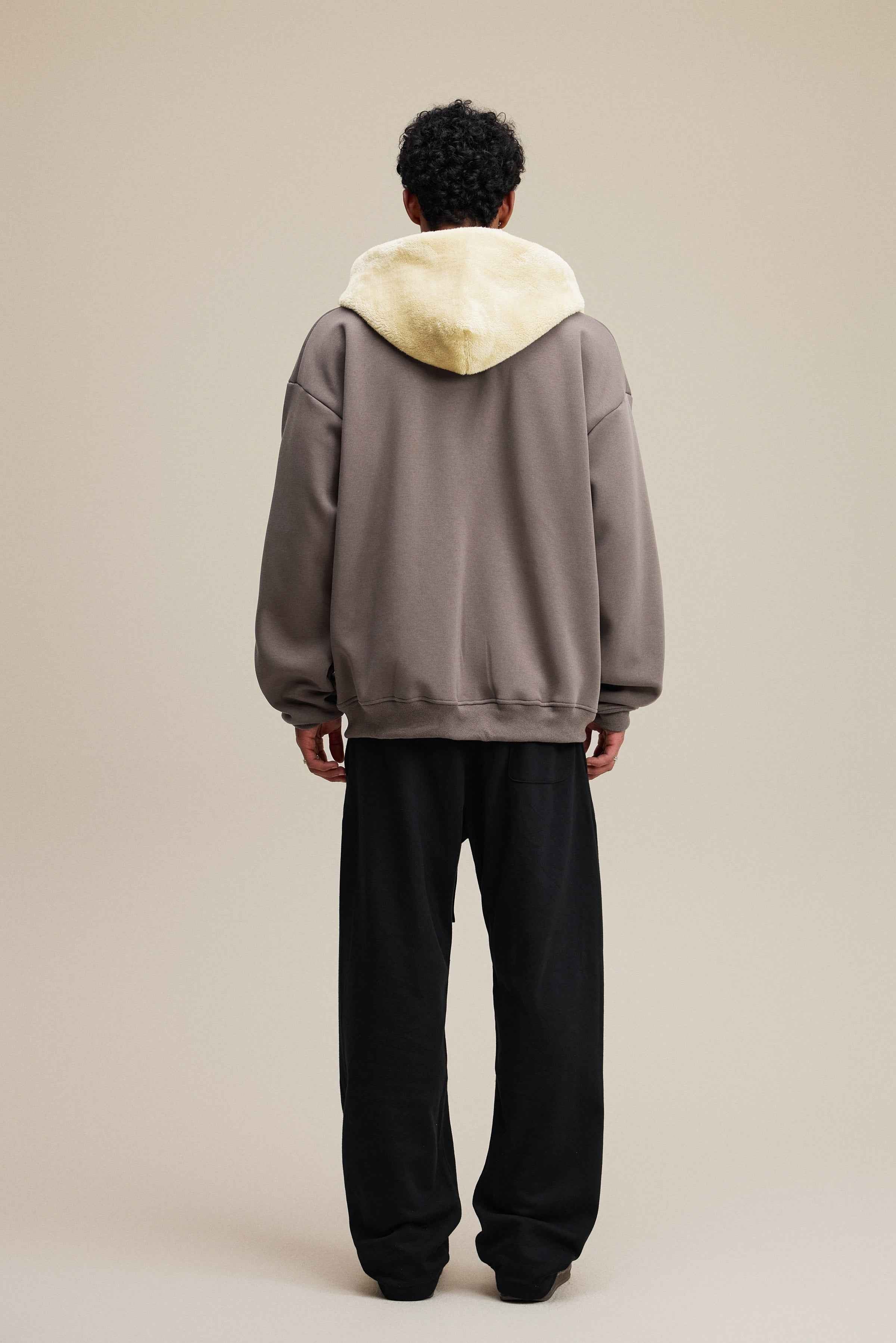 560GSM Unisex Composite Fleece Zip-Up Hoodie | MUNSIEUR