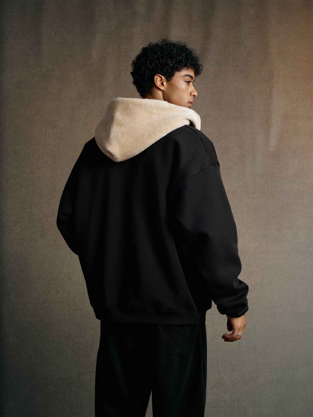 560GSM Unisex Composite Fleece Zip-Up Hoodie | MUNSIEUR