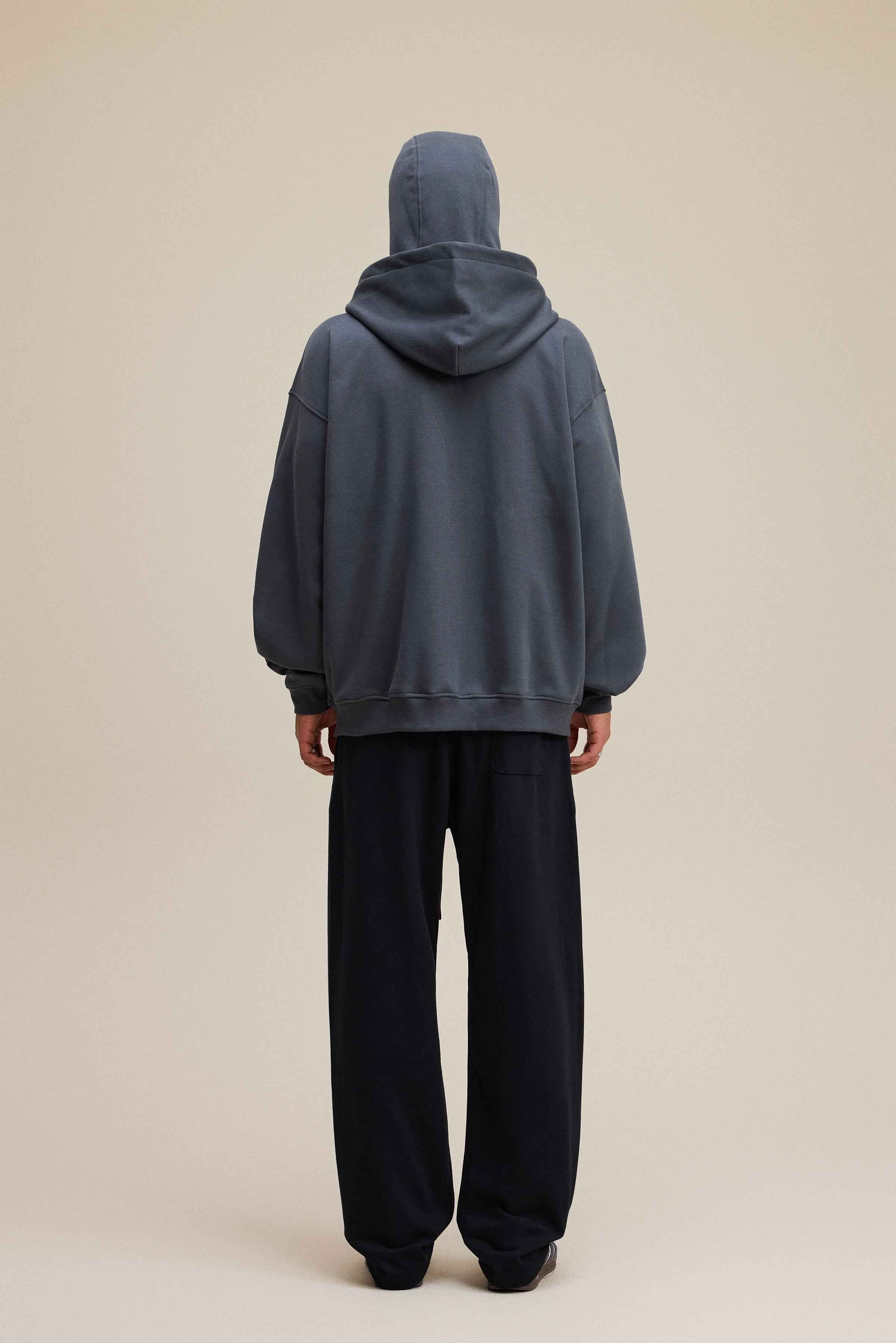 340GSM Men's Zip-Up Windproof Face-Mask Hoodie | MUNSIEUR
