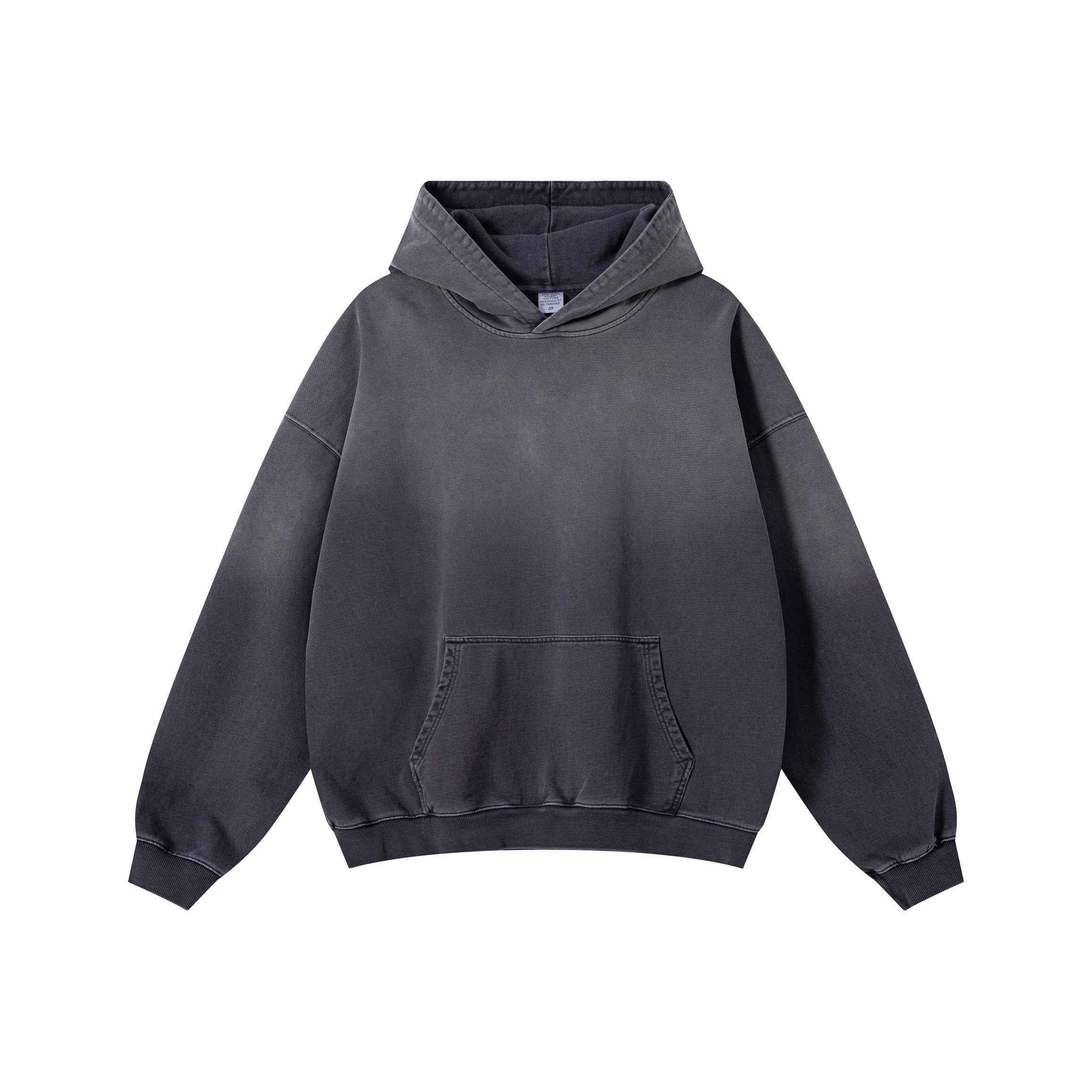 480GSM Unisex Monkey Wash French Terry Hoodie | MUNSIEUR