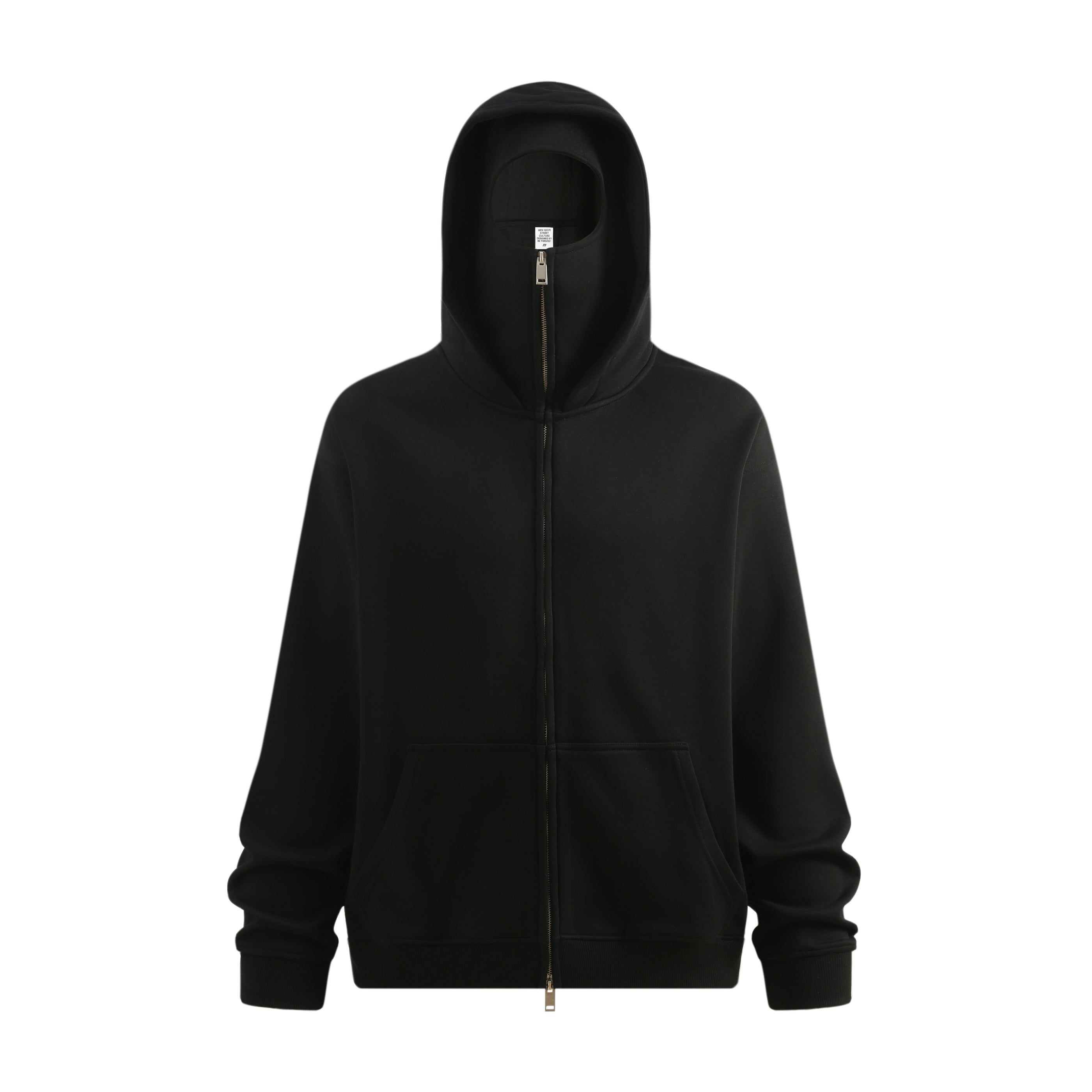 340GSM Men's Zip-Up Windproof Face-Mask Hoodie | MUNSIEUR