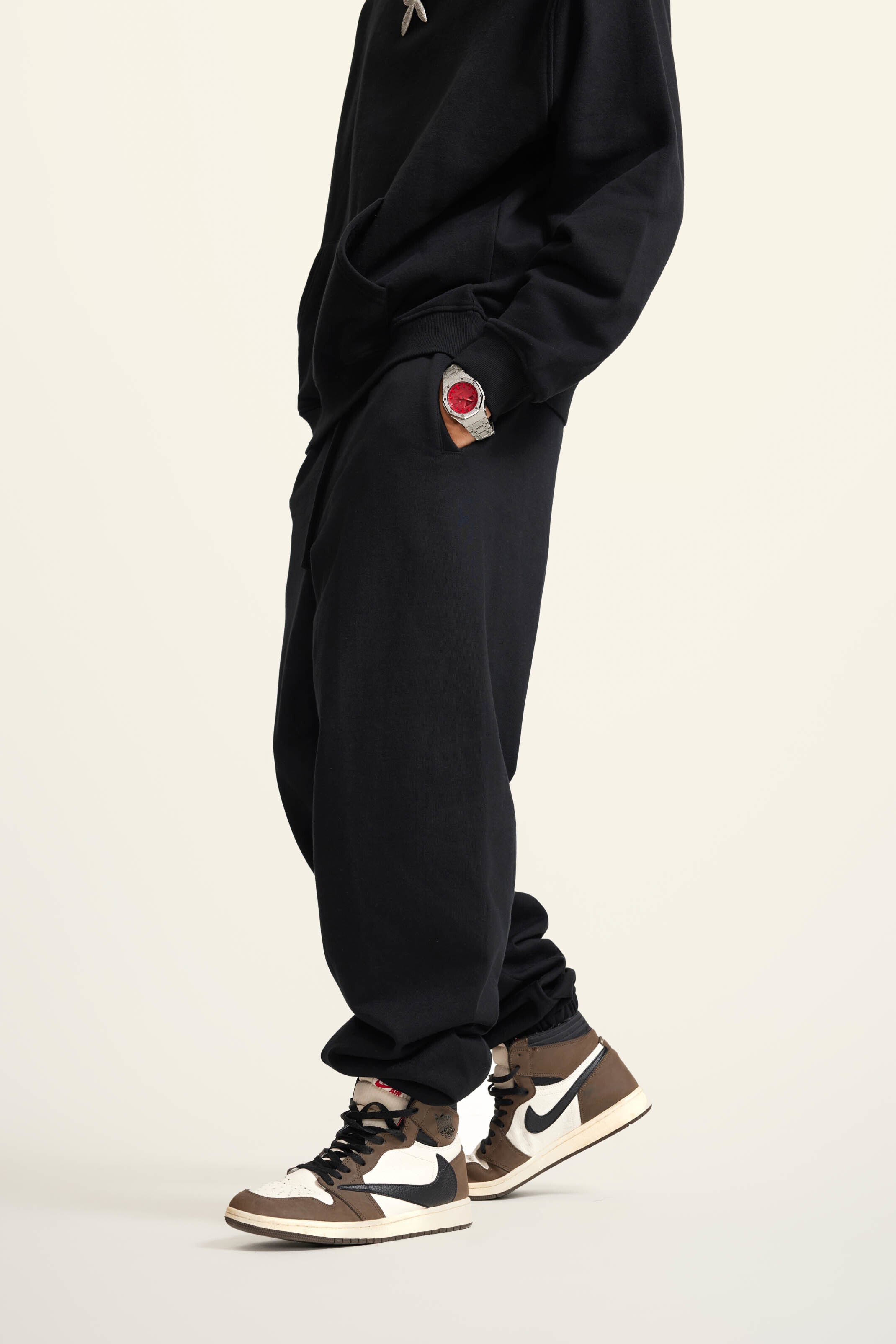 440GSM Men's Relaxed Fit Terry Jogger Pants