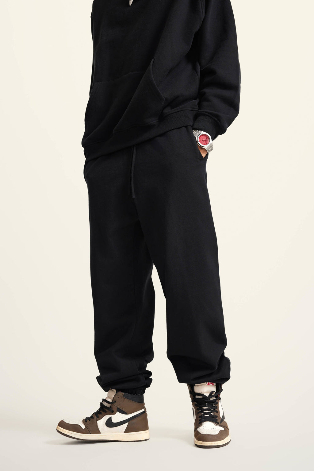 440GSM Men's Relaxed Fit Terry Jogger Pants