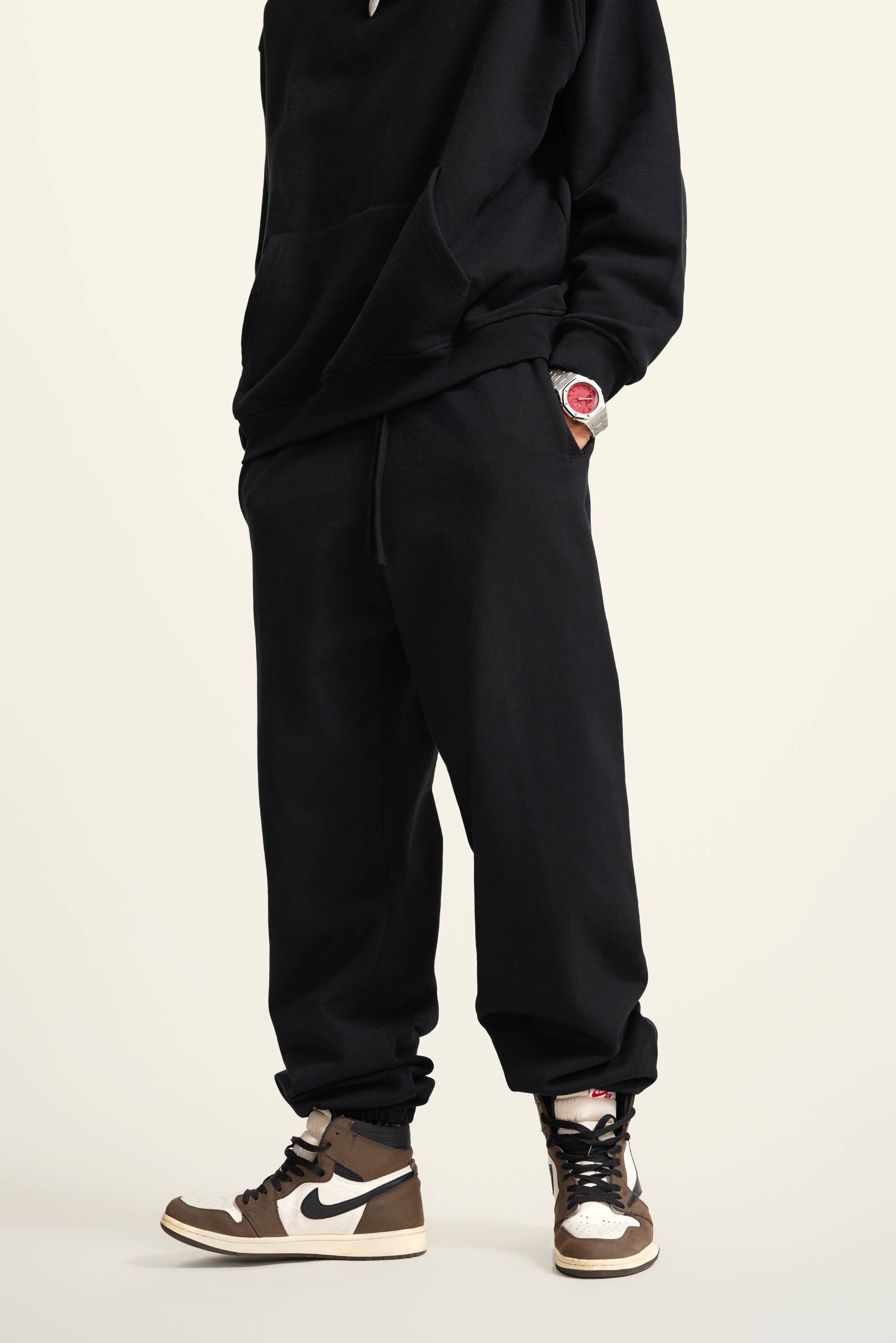440GSM Men's Relaxed Fit Terry Jogger Pants