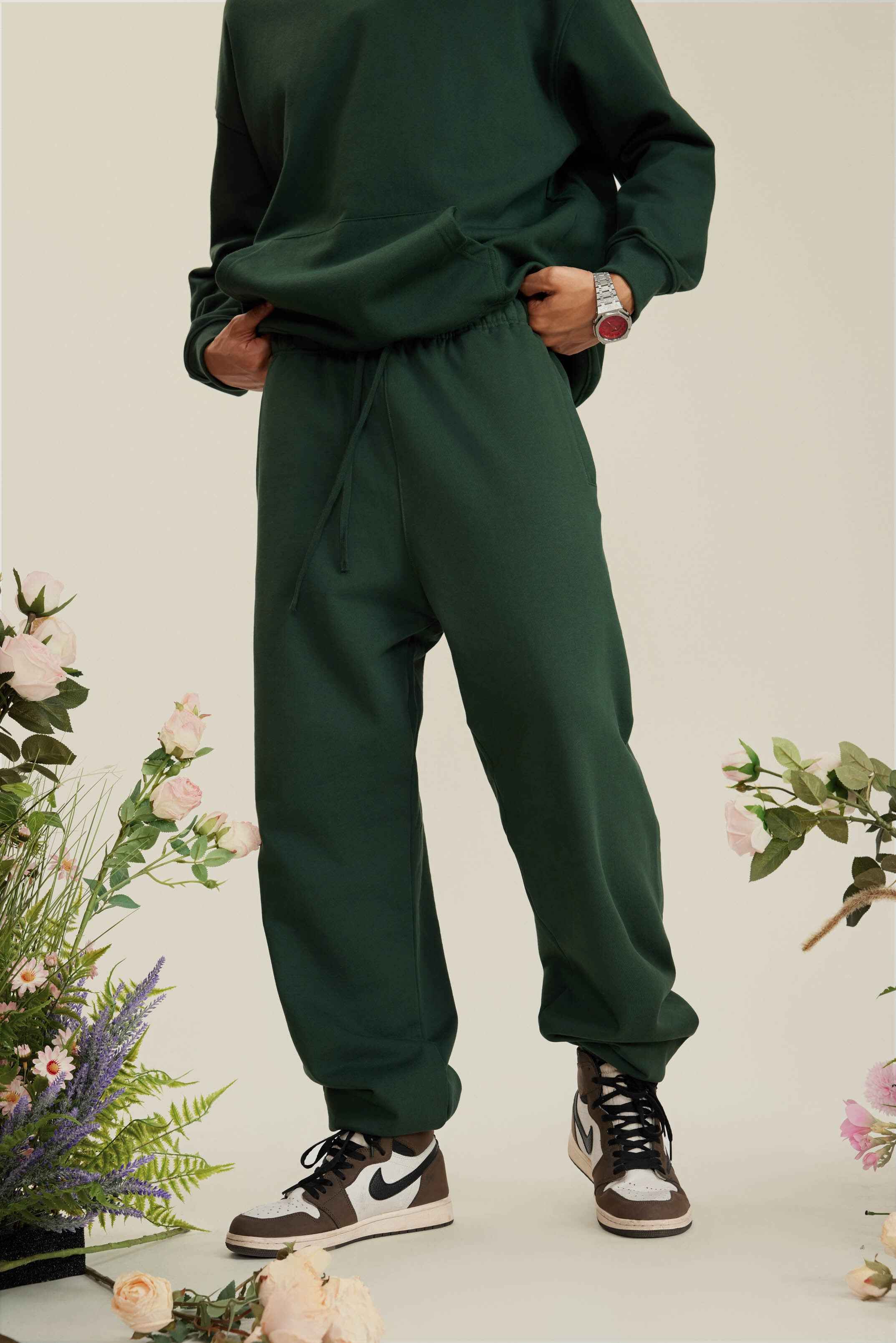 440GSM Men's Relaxed Fit Terry Jogger Pants