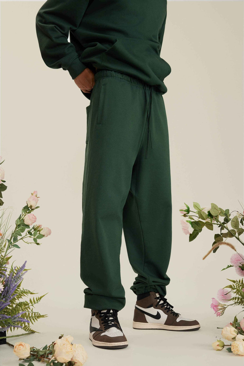 440GSM Men's Relaxed Fit Terry Jogger Pants