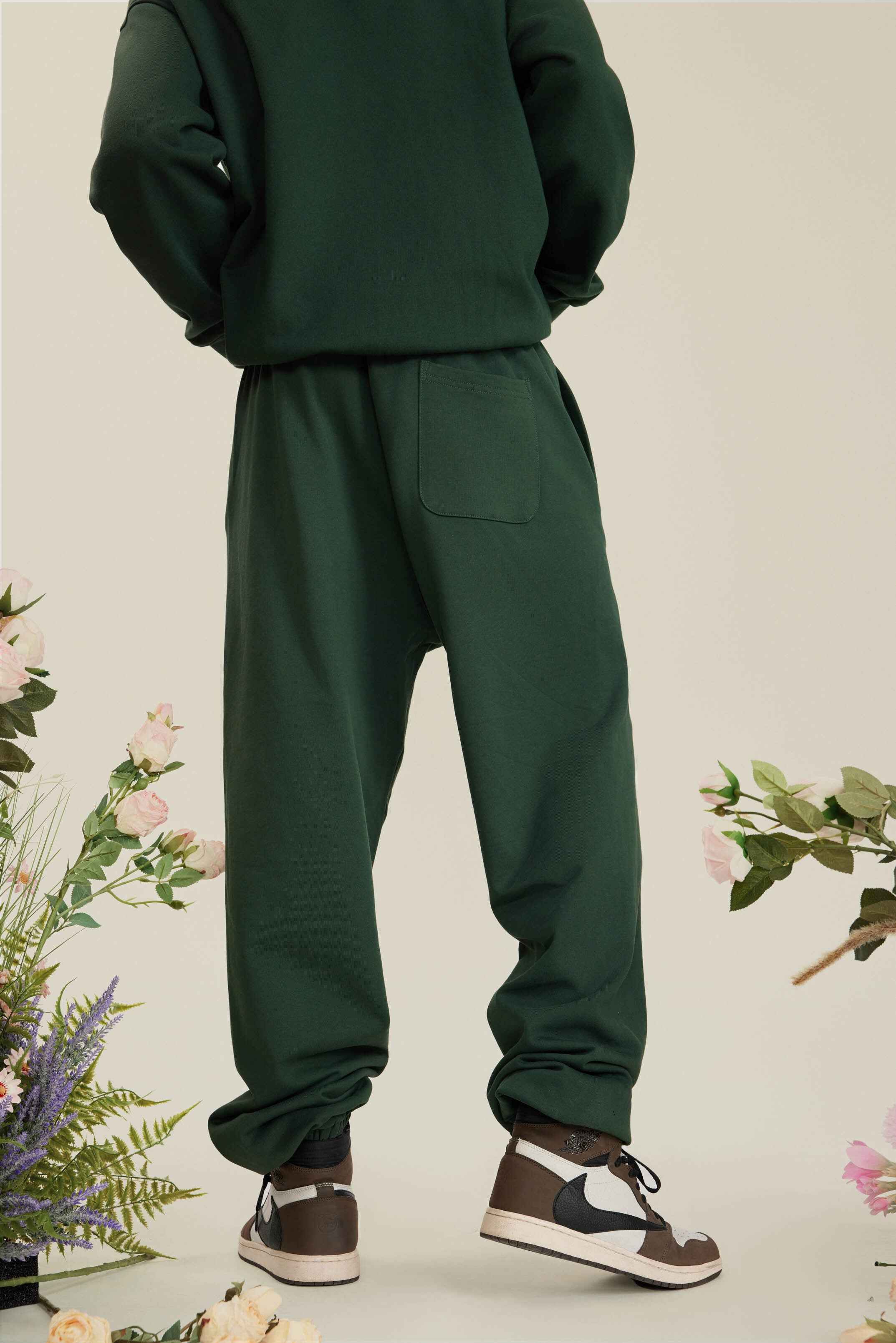 440GSM Men's Relaxed Fit Terry Jogger Pants