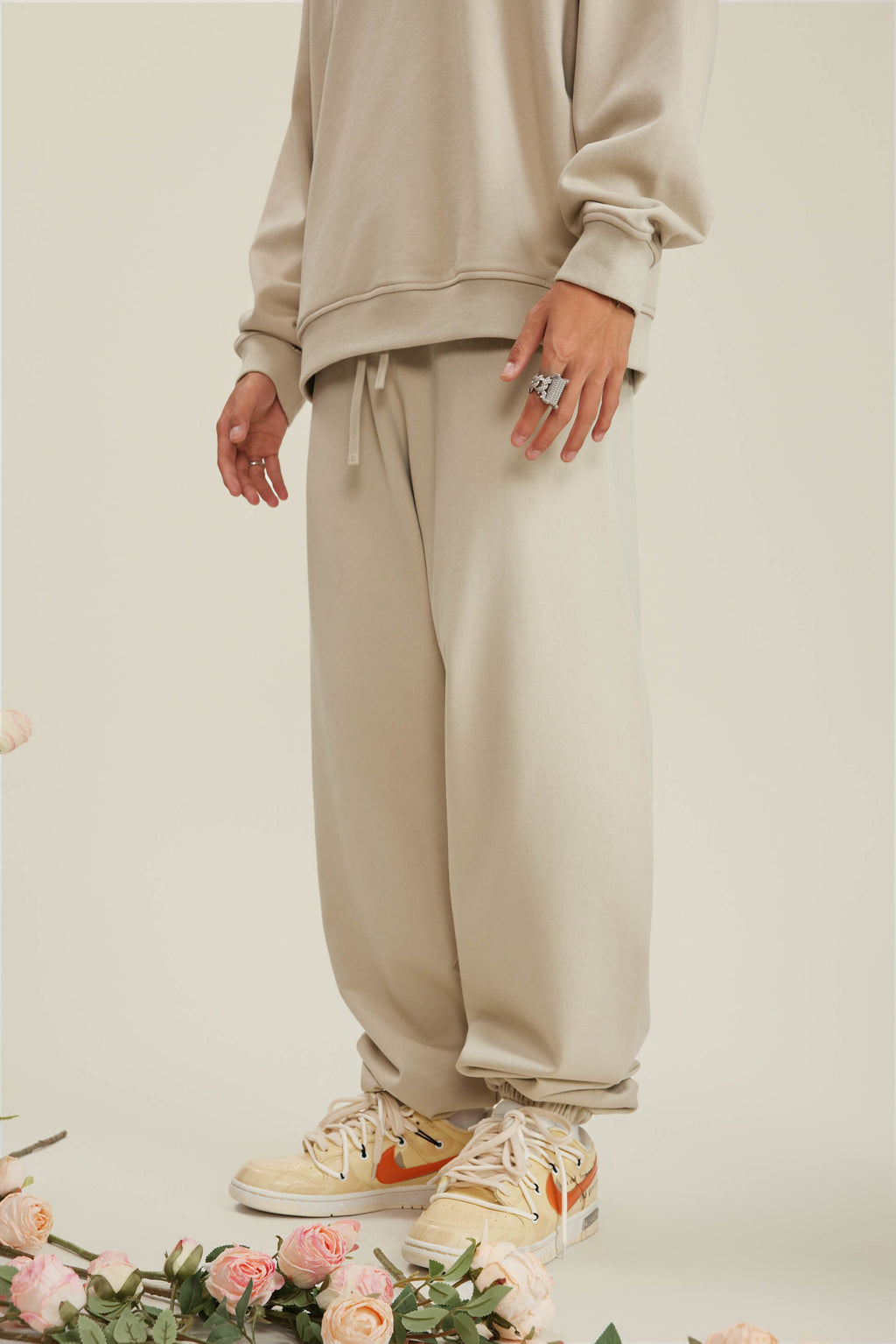 440GSM Men's Relaxed Fit Terry Jogger Pants