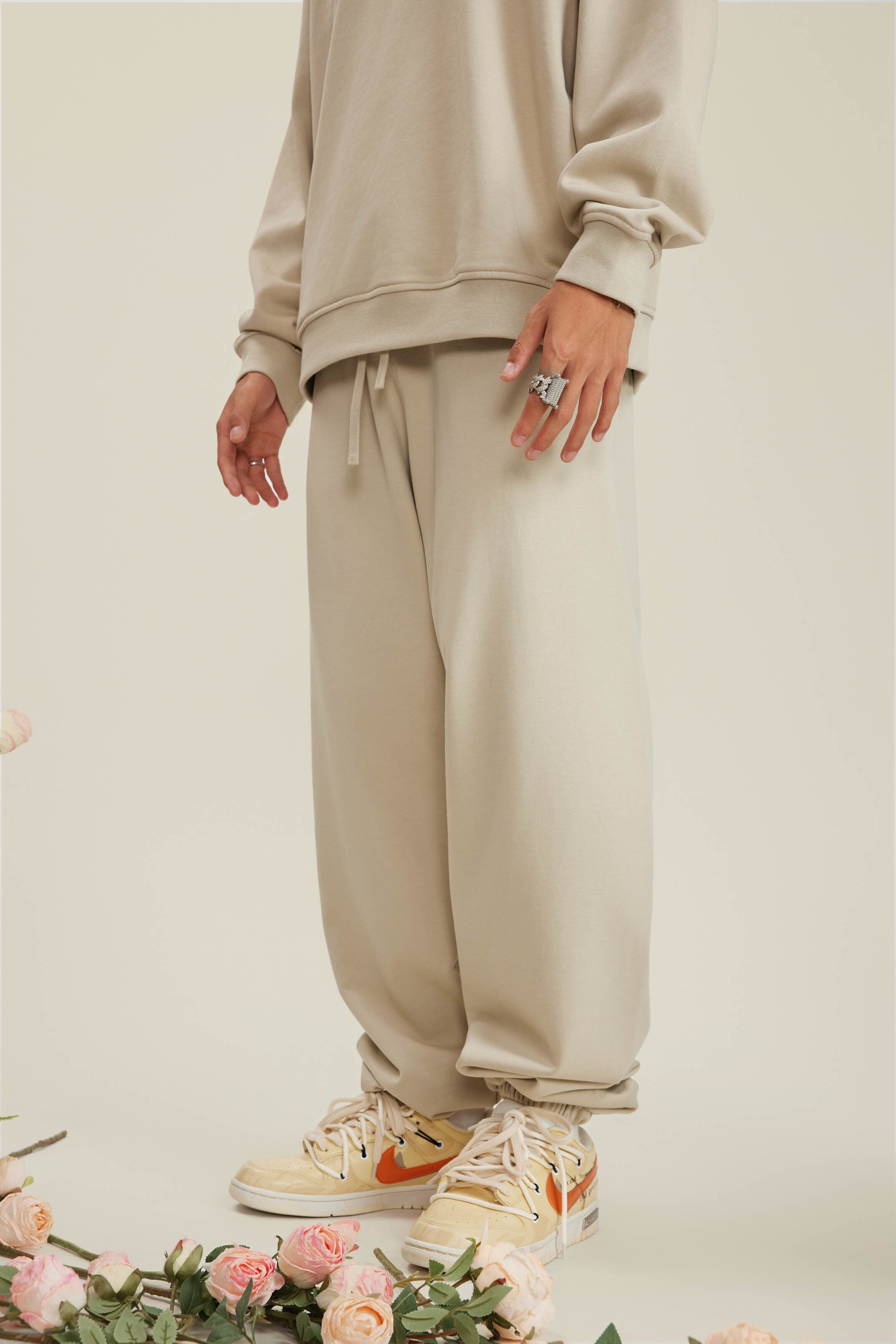 440GSM Men's Relaxed Fit Terry Jogger Pants