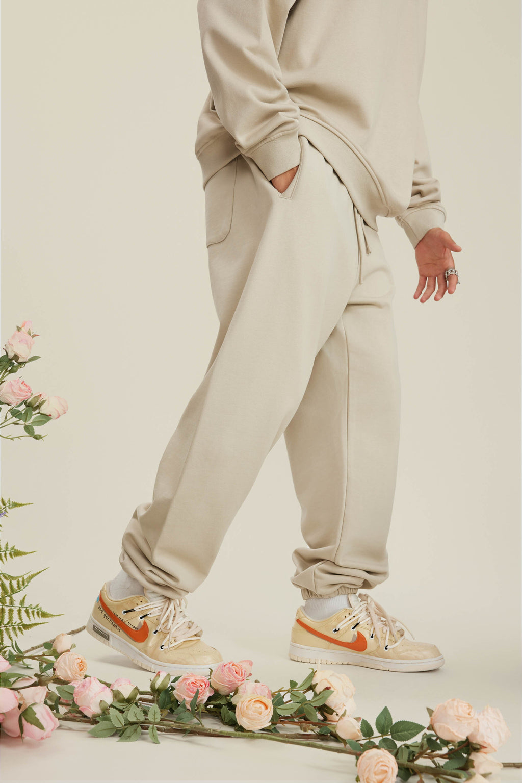 440GSM Men's Relaxed Fit Terry Jogger Pants